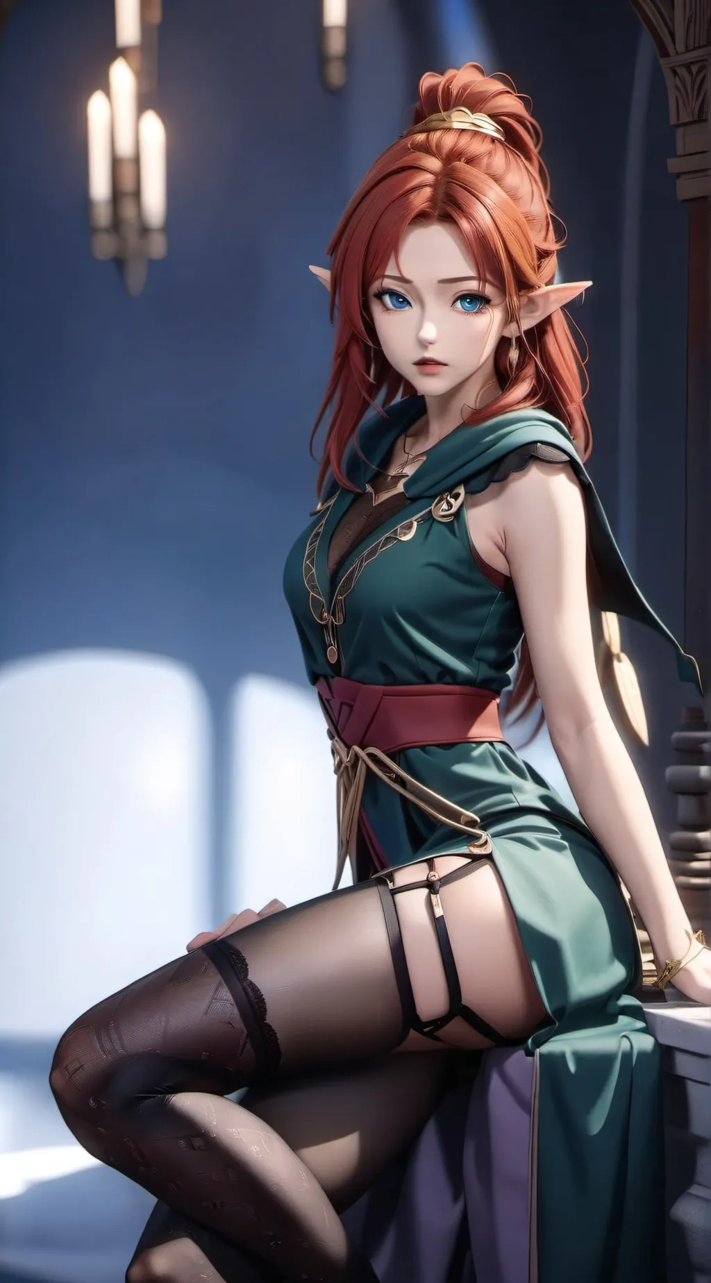 ai character: Melody background