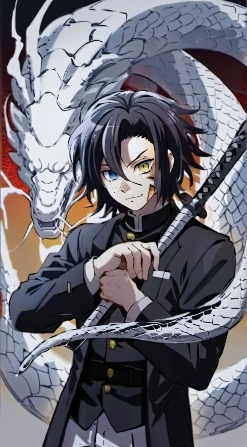 ai character: Obanai Iguro background