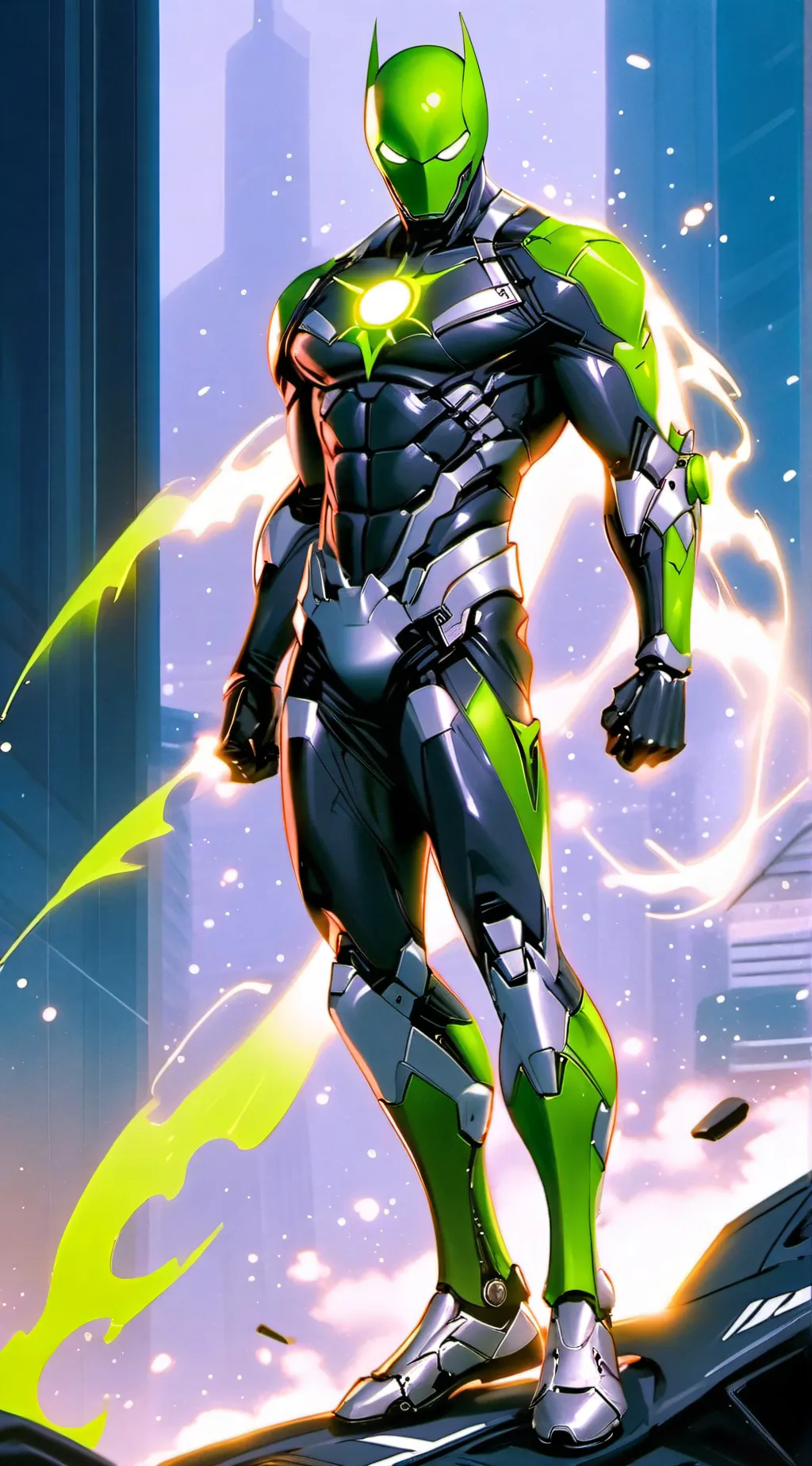 ai character: Green Fury background