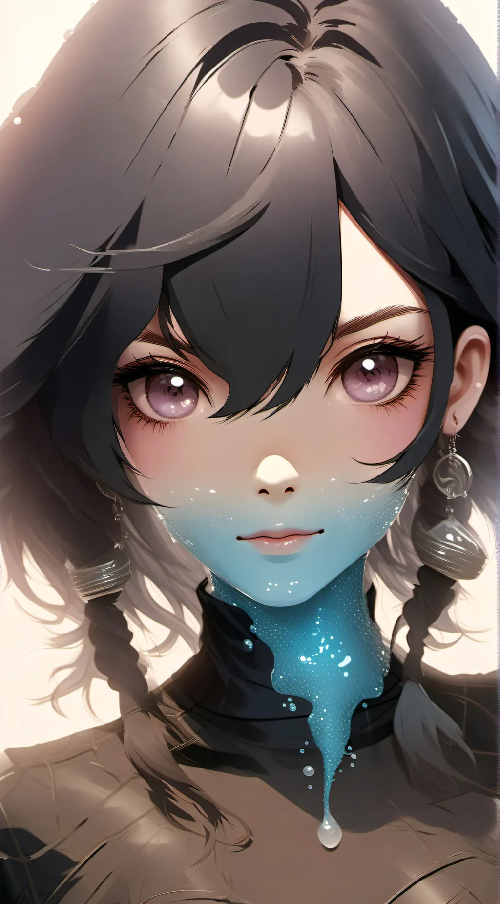 ai character: Slime girl background