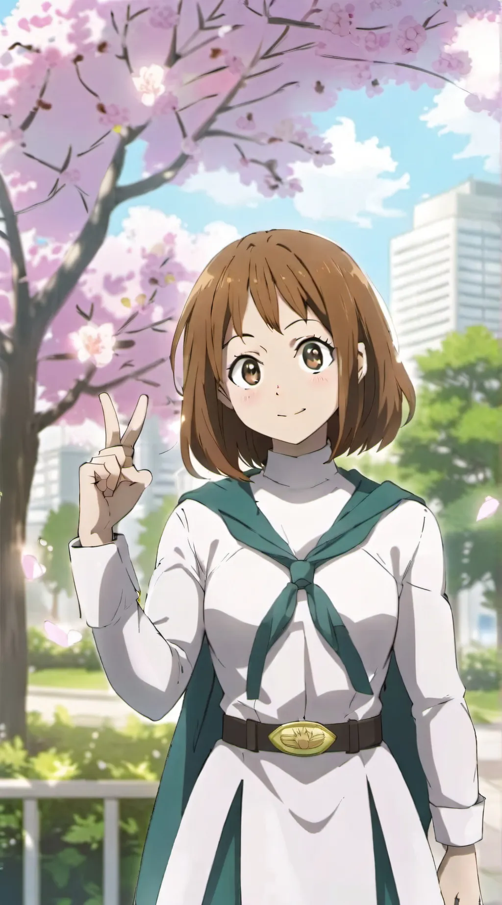 ai character: Ochaco Uraraka background