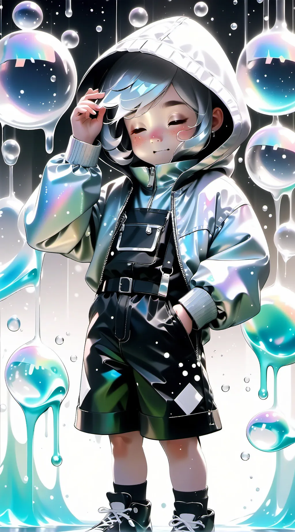 ai character: little space me background