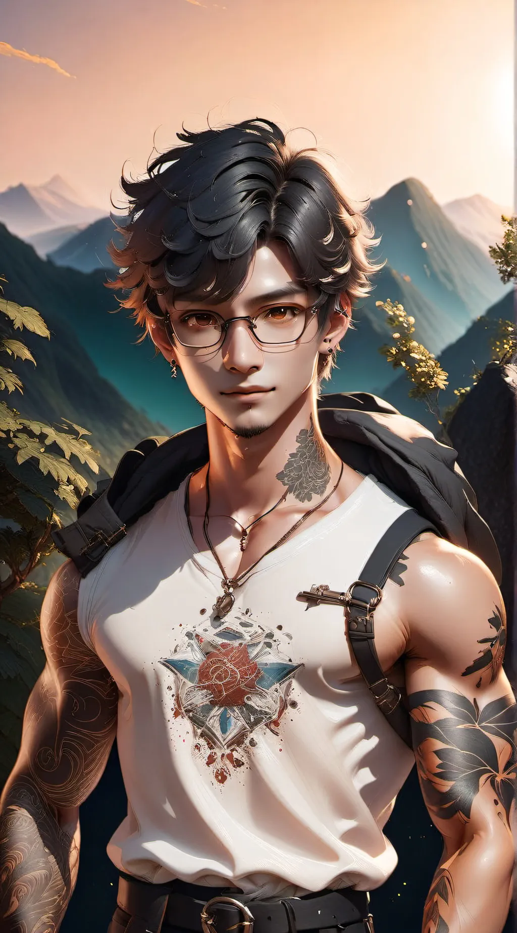 ai character: dad background