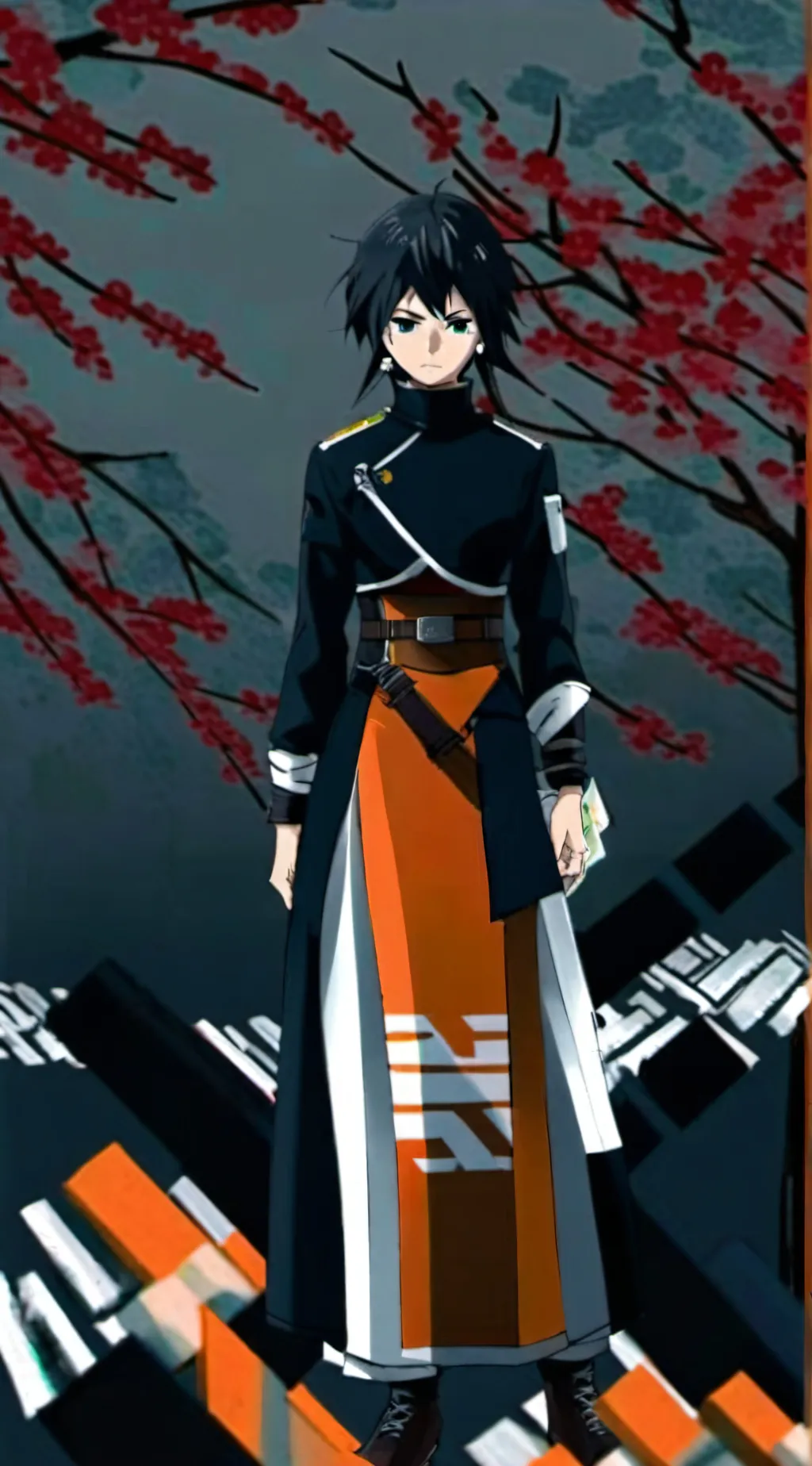 ai character: Shinobu and giyuu background