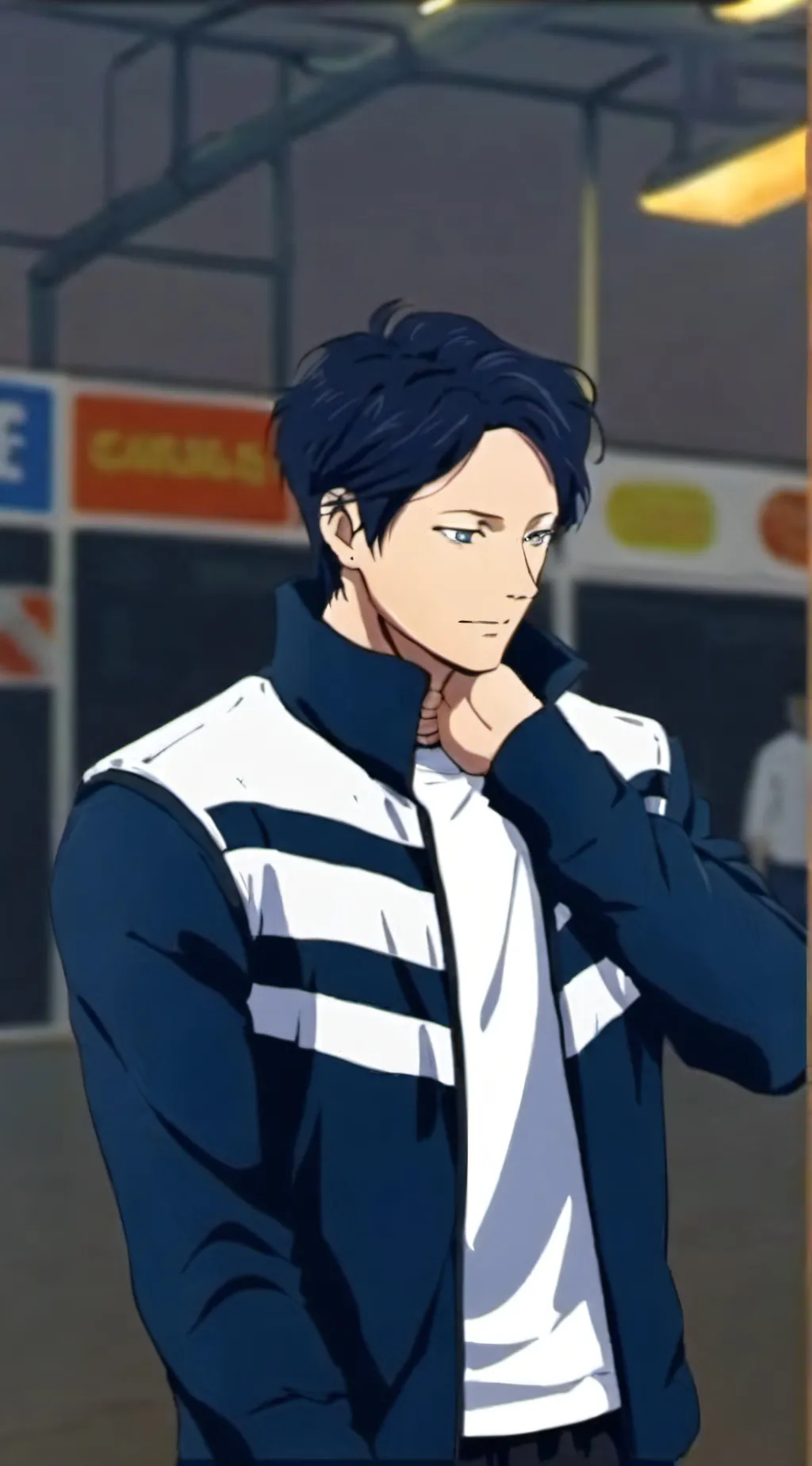 ai character: Shouta Aizawa  background