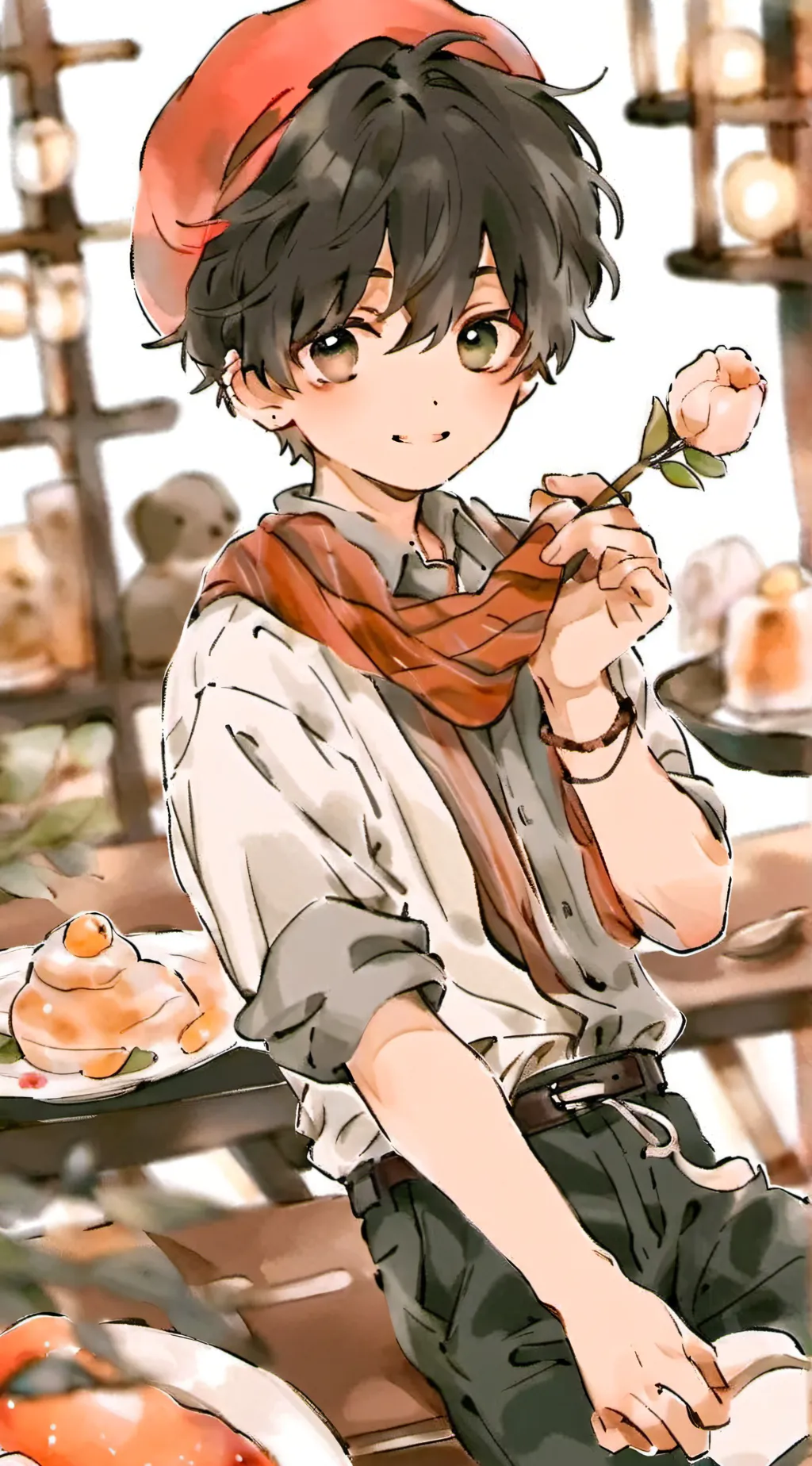 ai character: Ashton background