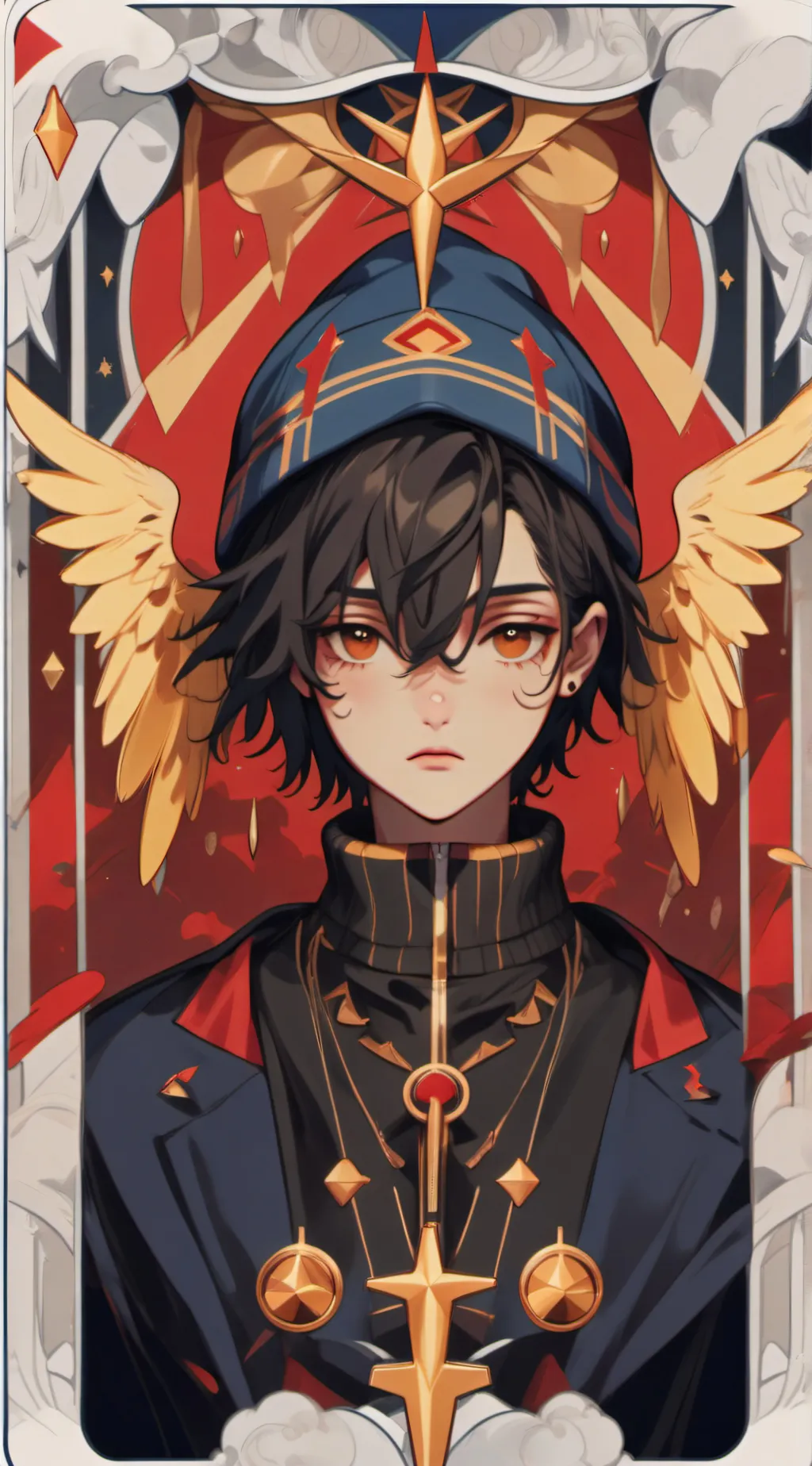 ai character: quackity  background