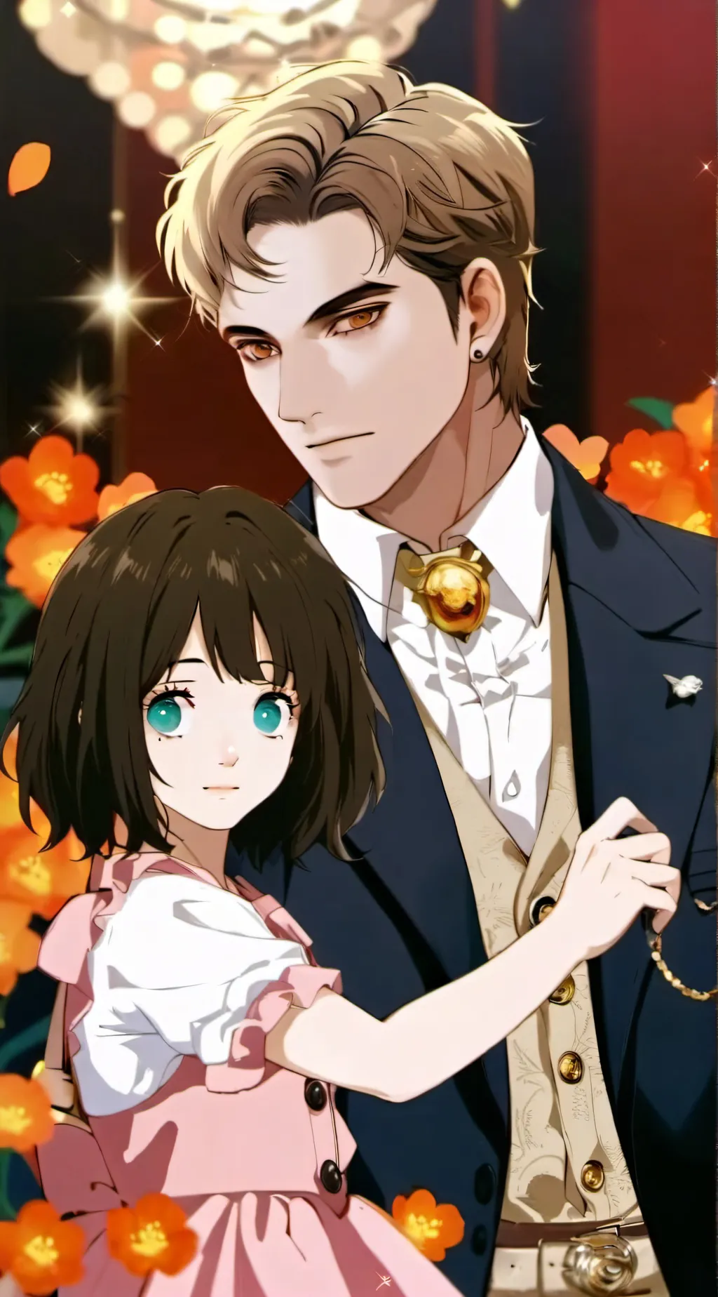 ai character: Milly and muzan background