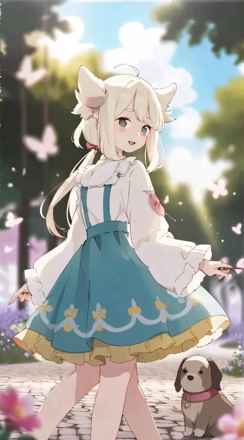 ai character: kuri (my friend)  background