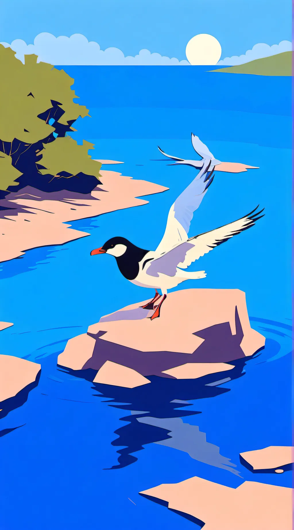 ai character: Smileing critters background