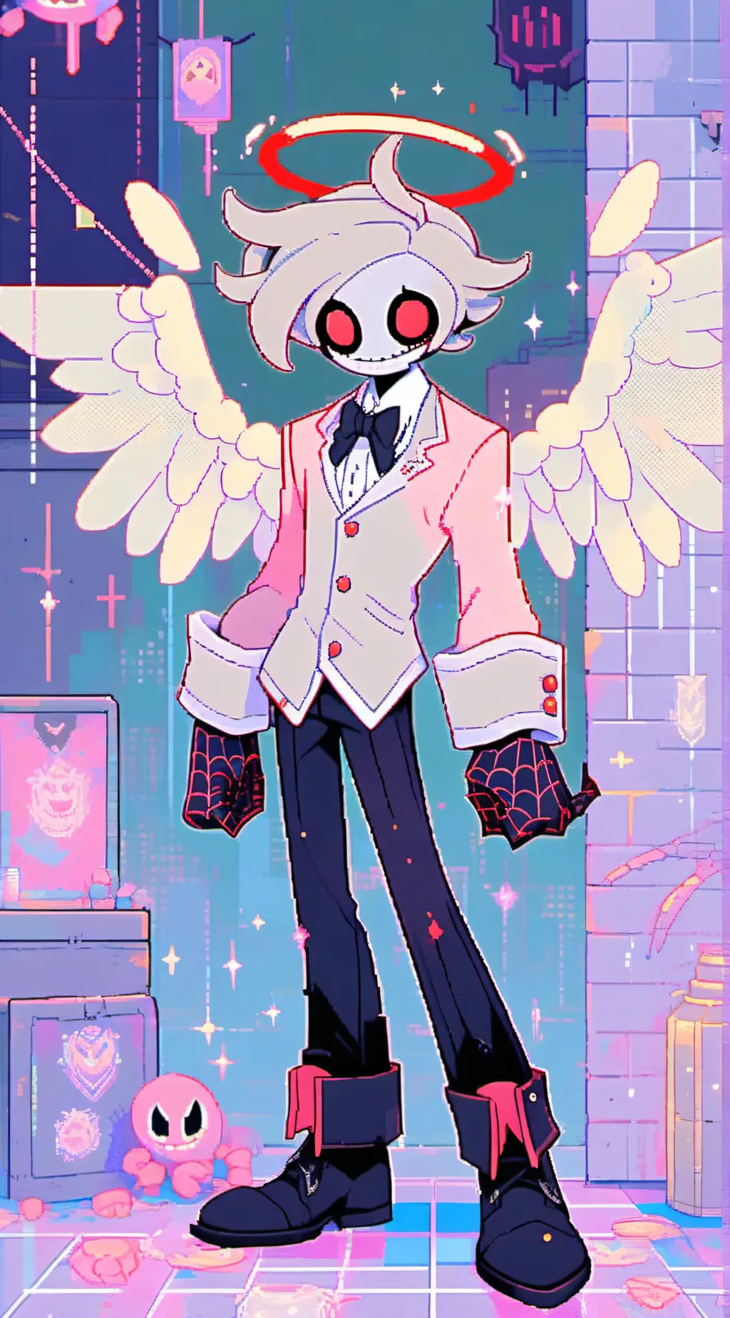 ai character: Angel dust background