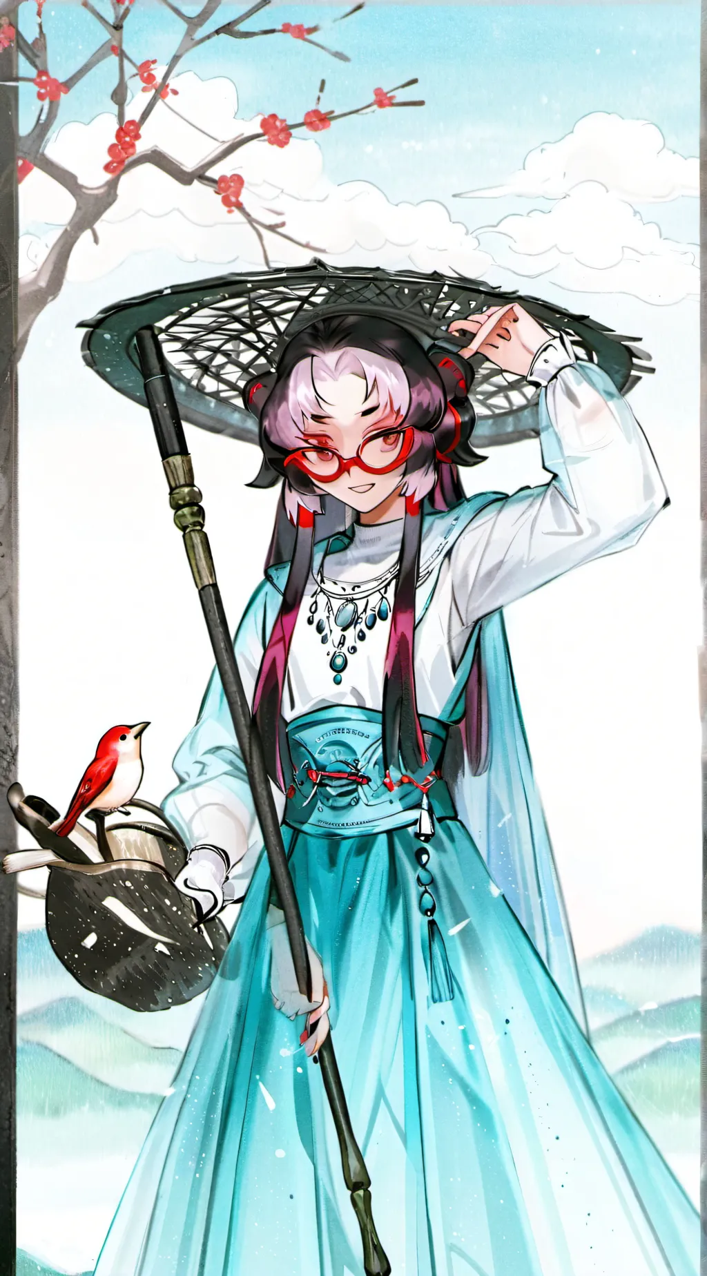 ai character: Valentino. background