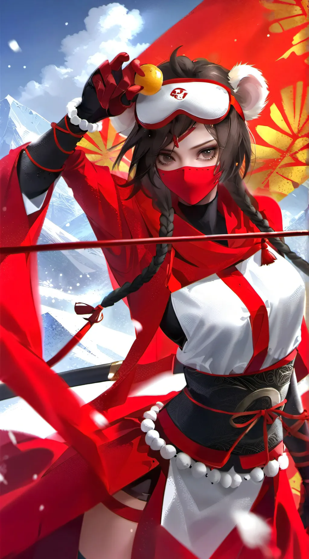ai character: Kei, Ape Ninja background