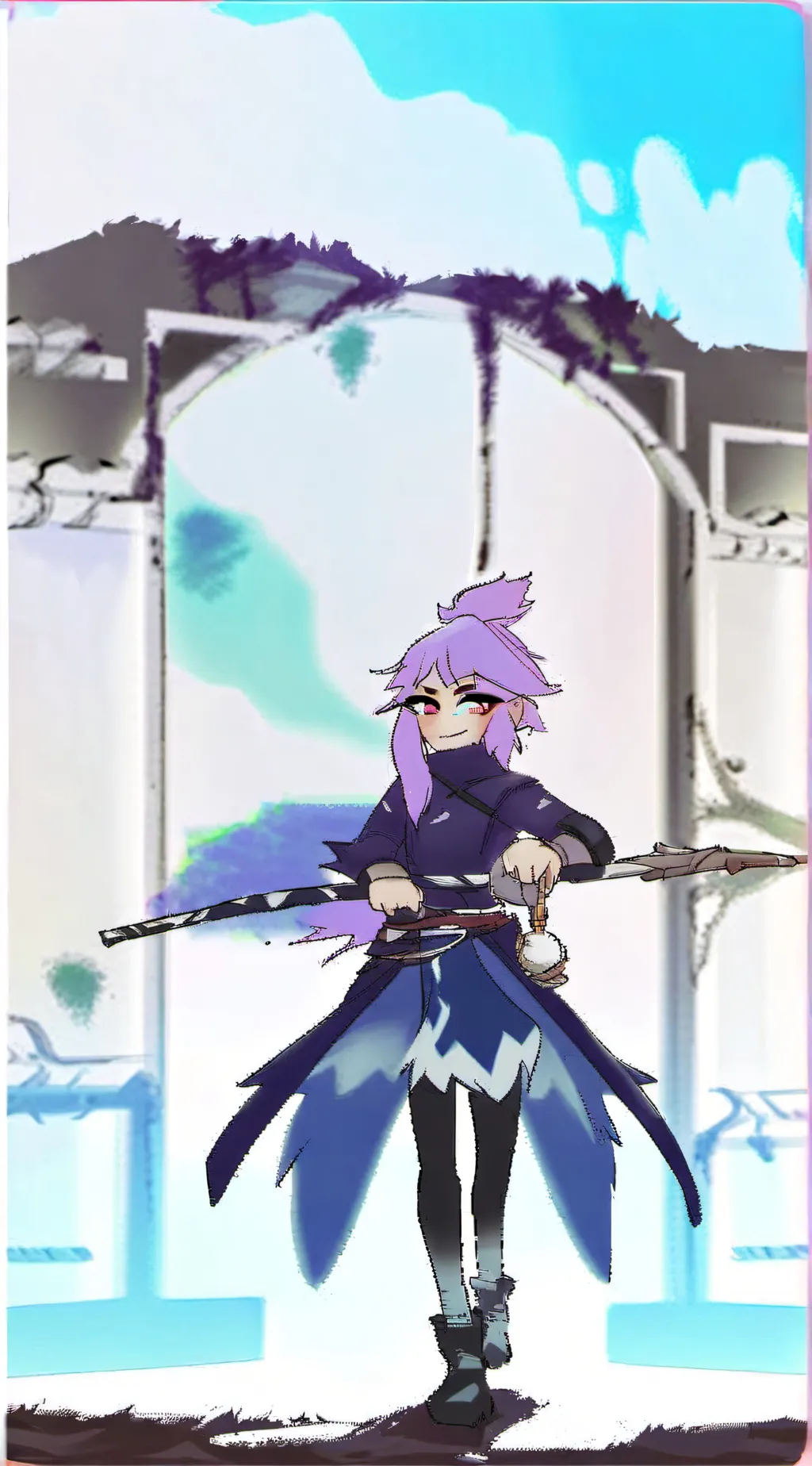 ai character: Amazing circus background