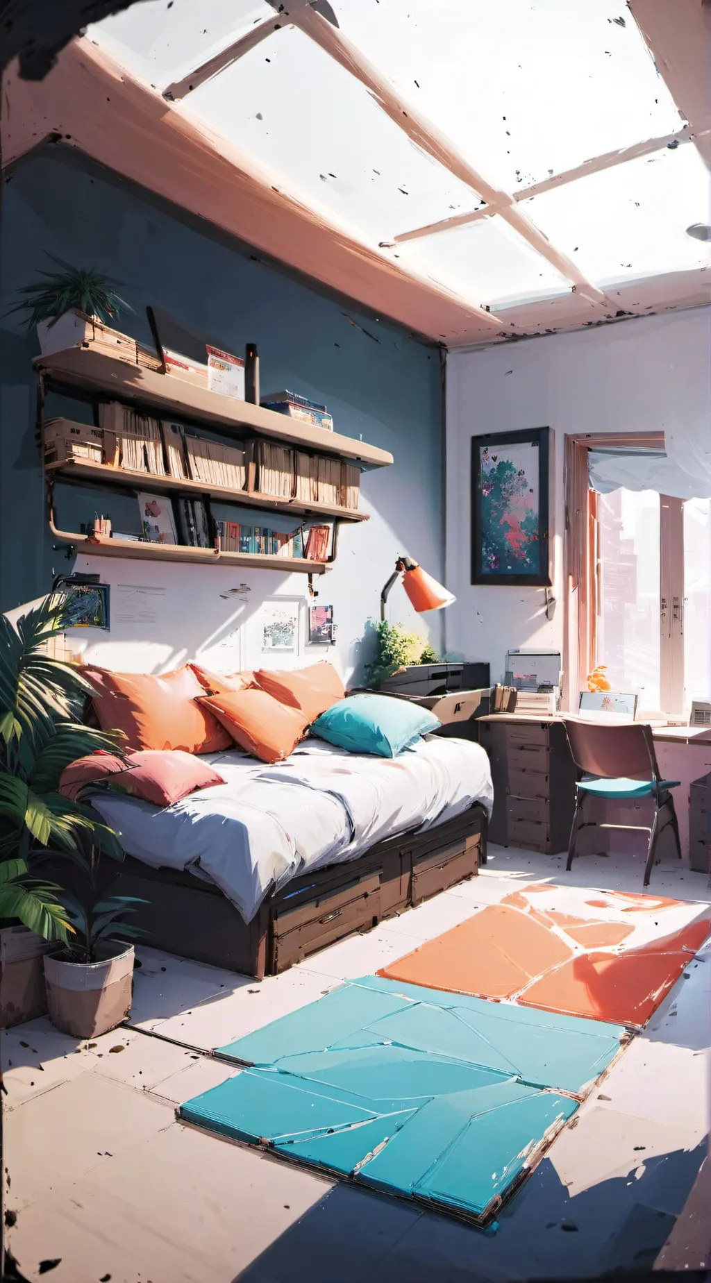 ai character: MHA: Slumber party background