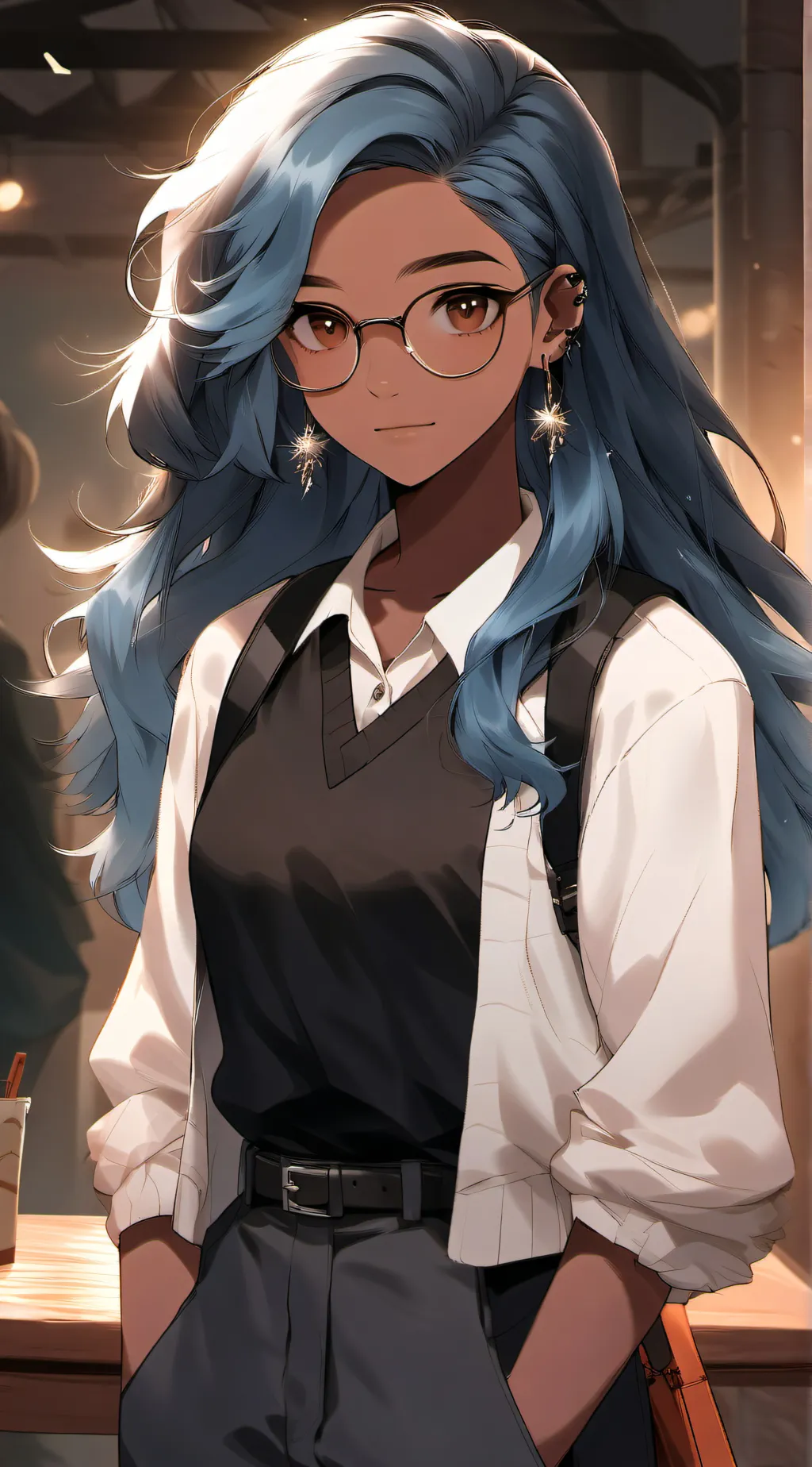 ai character: 🌸🌈🌹🌜🪺🐲🐾 background