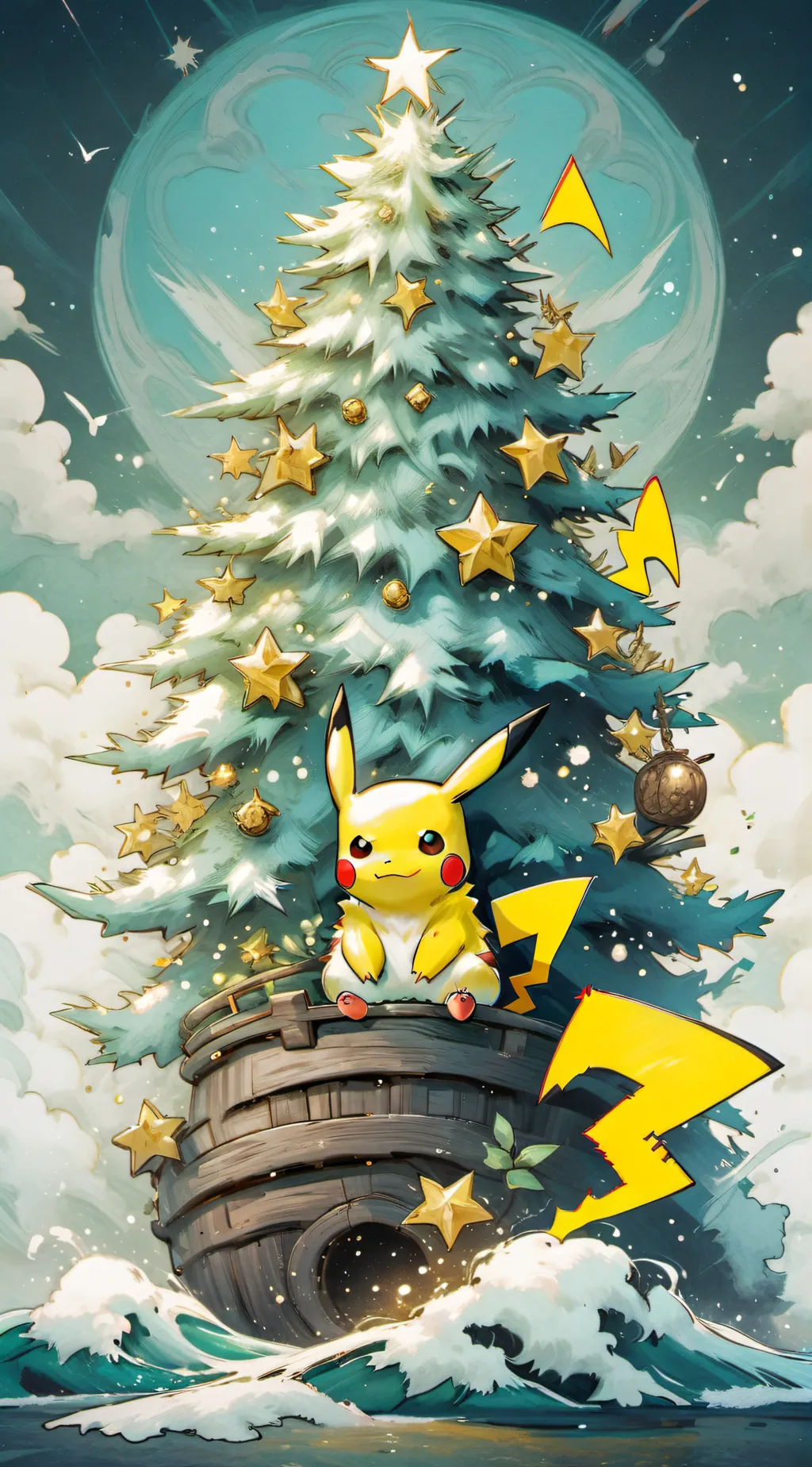 ai character: Pikachu background
