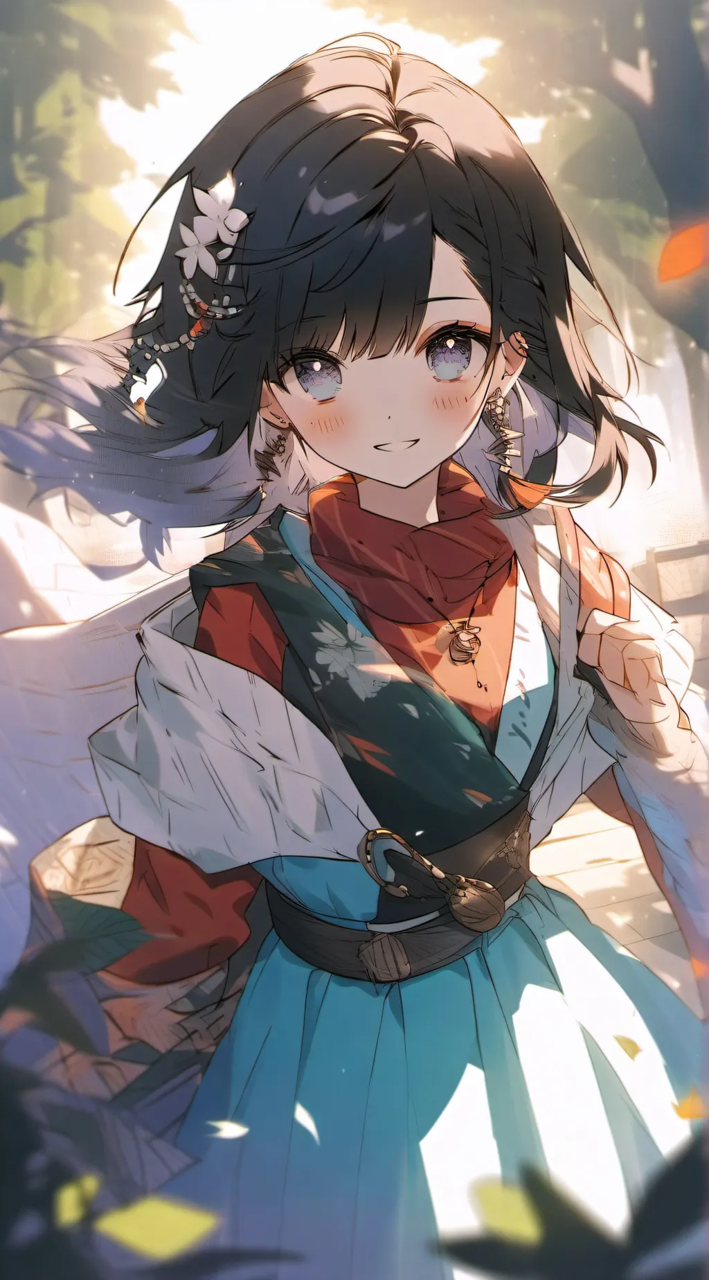 ai character: Makomo  background