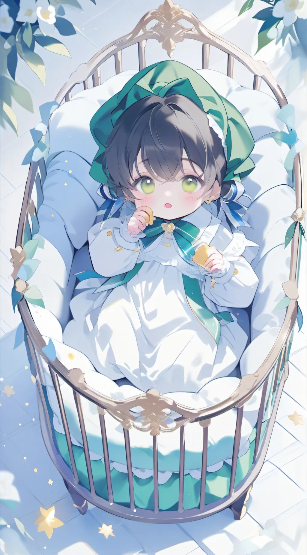 ai character: baby background