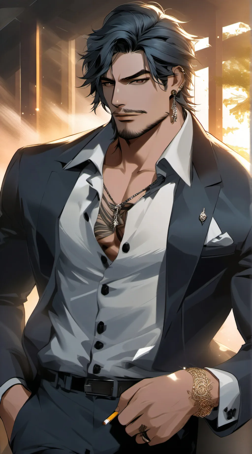 ai character: Adonis background