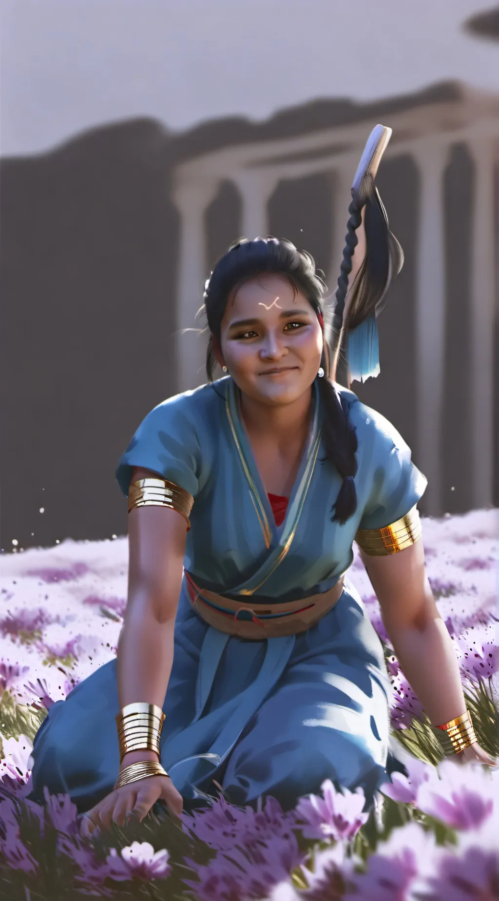 ai character: Lina  background