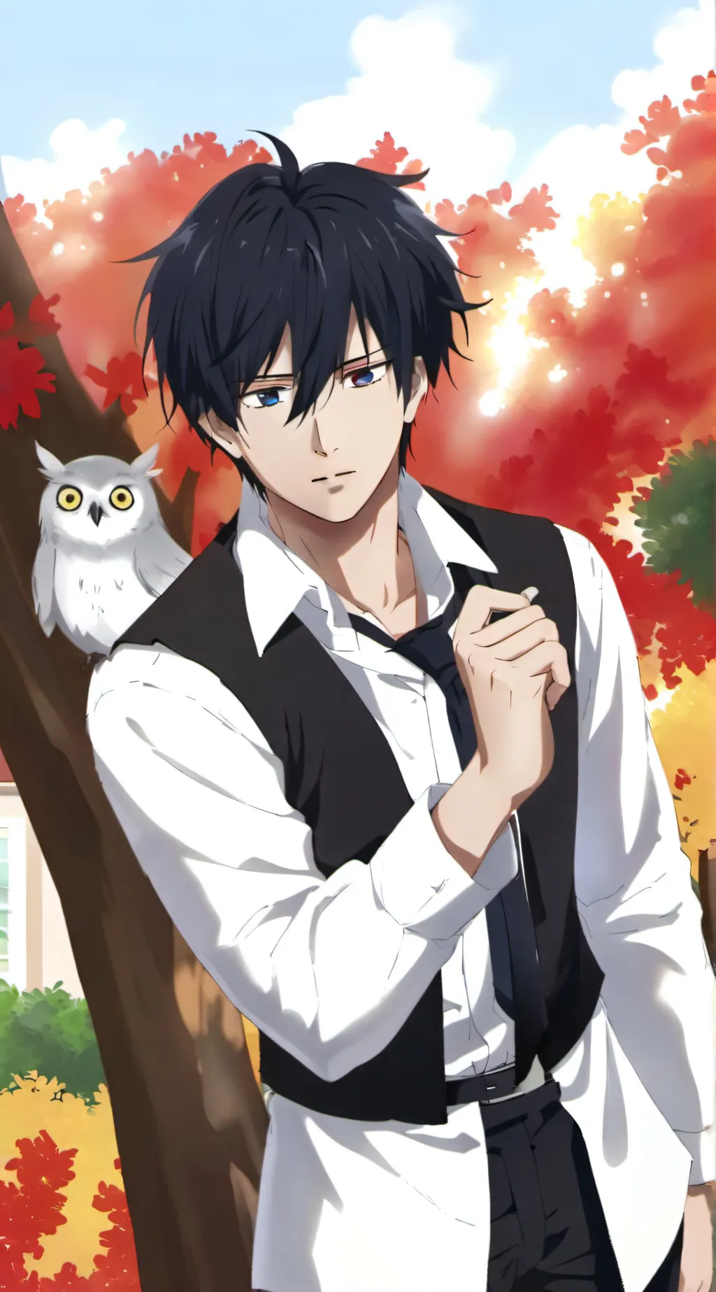 ai character: ~ Levi ~ background