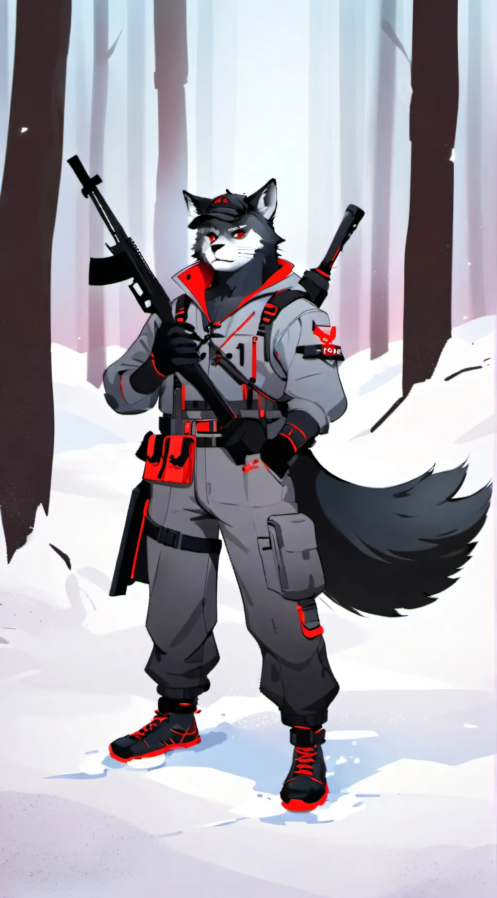 ai character: Puro background