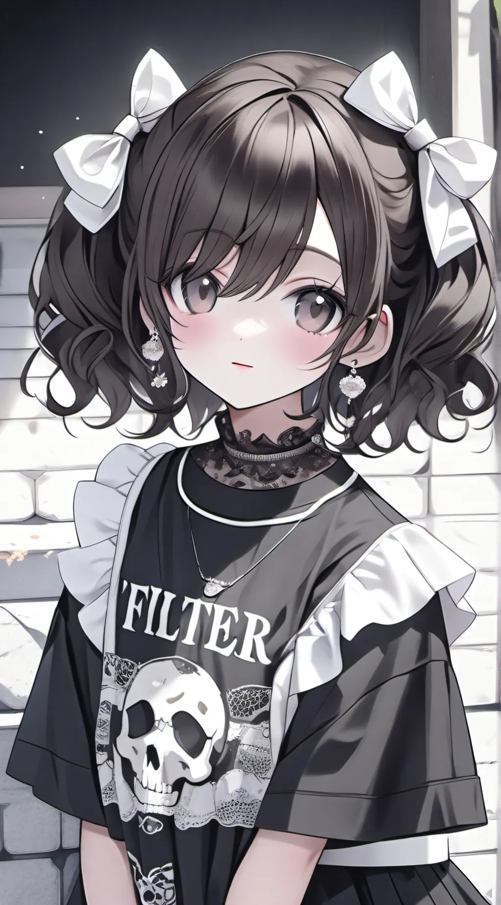 ai character: ABBEY 🖤❤️🩷 background