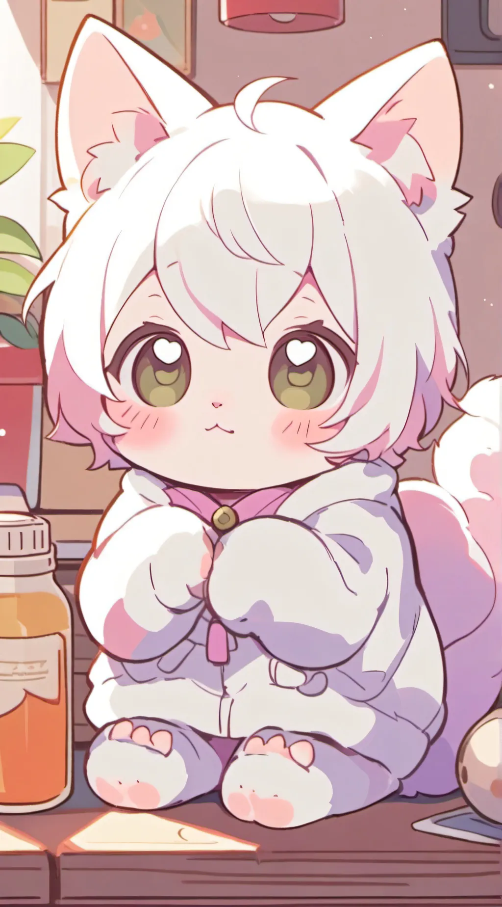 ai character: Coochie fuzz  background