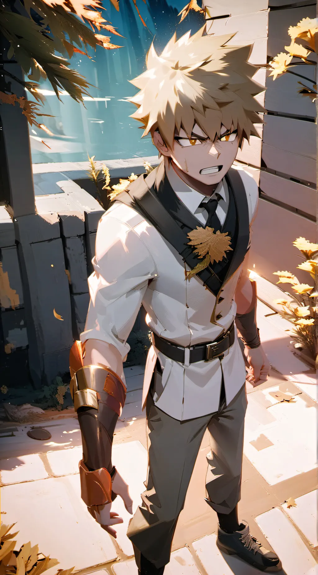 ai character: Bakugo background