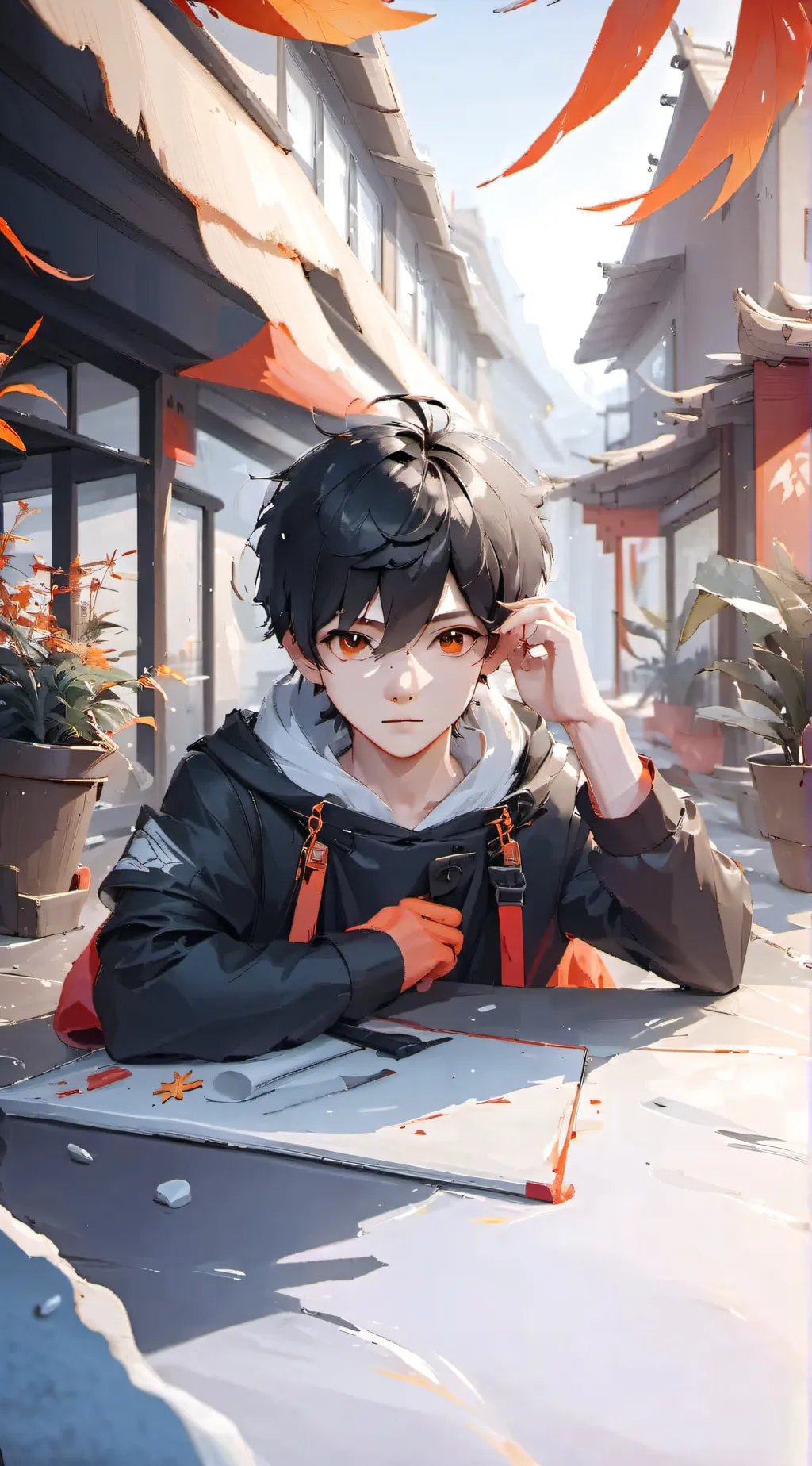 ai character: Ryu background