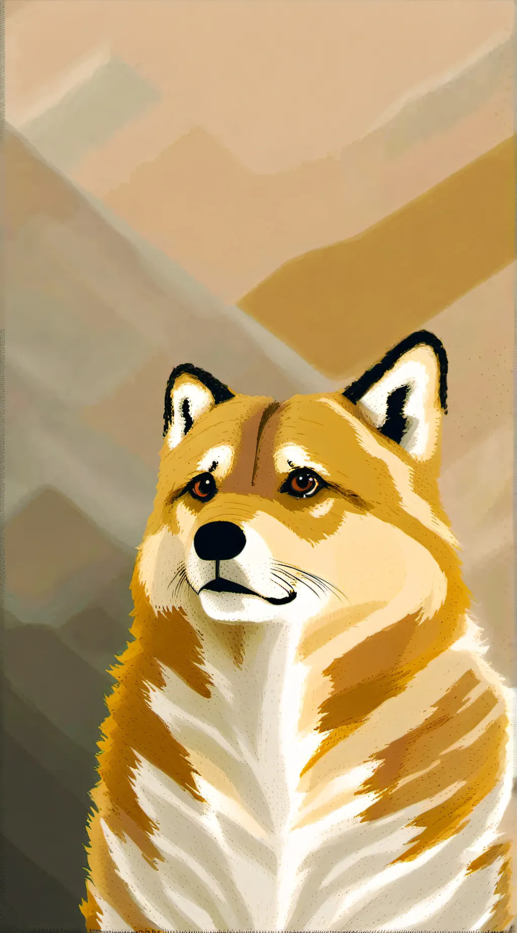 ai character: DOGEEEEE background