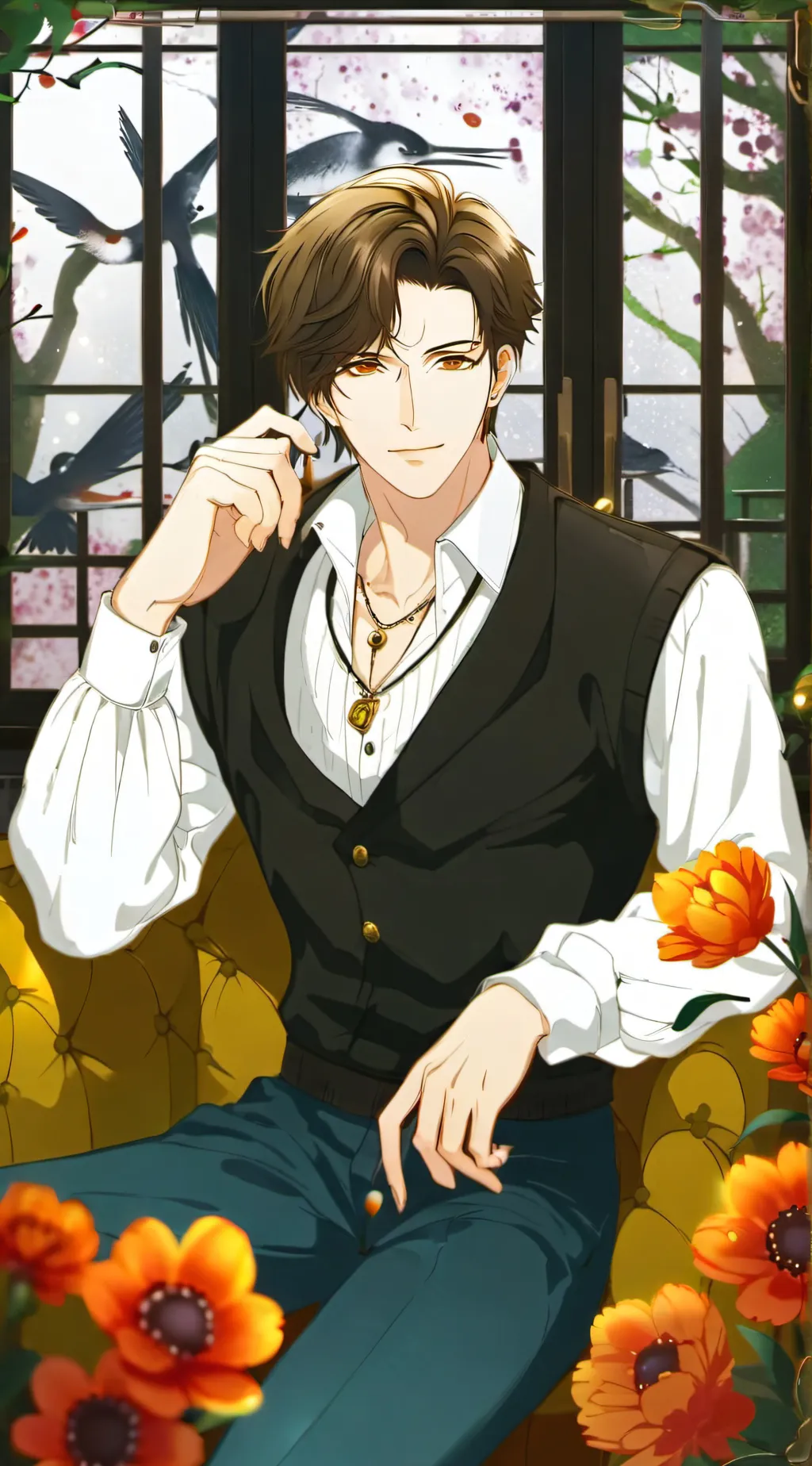 ai character: luffy background