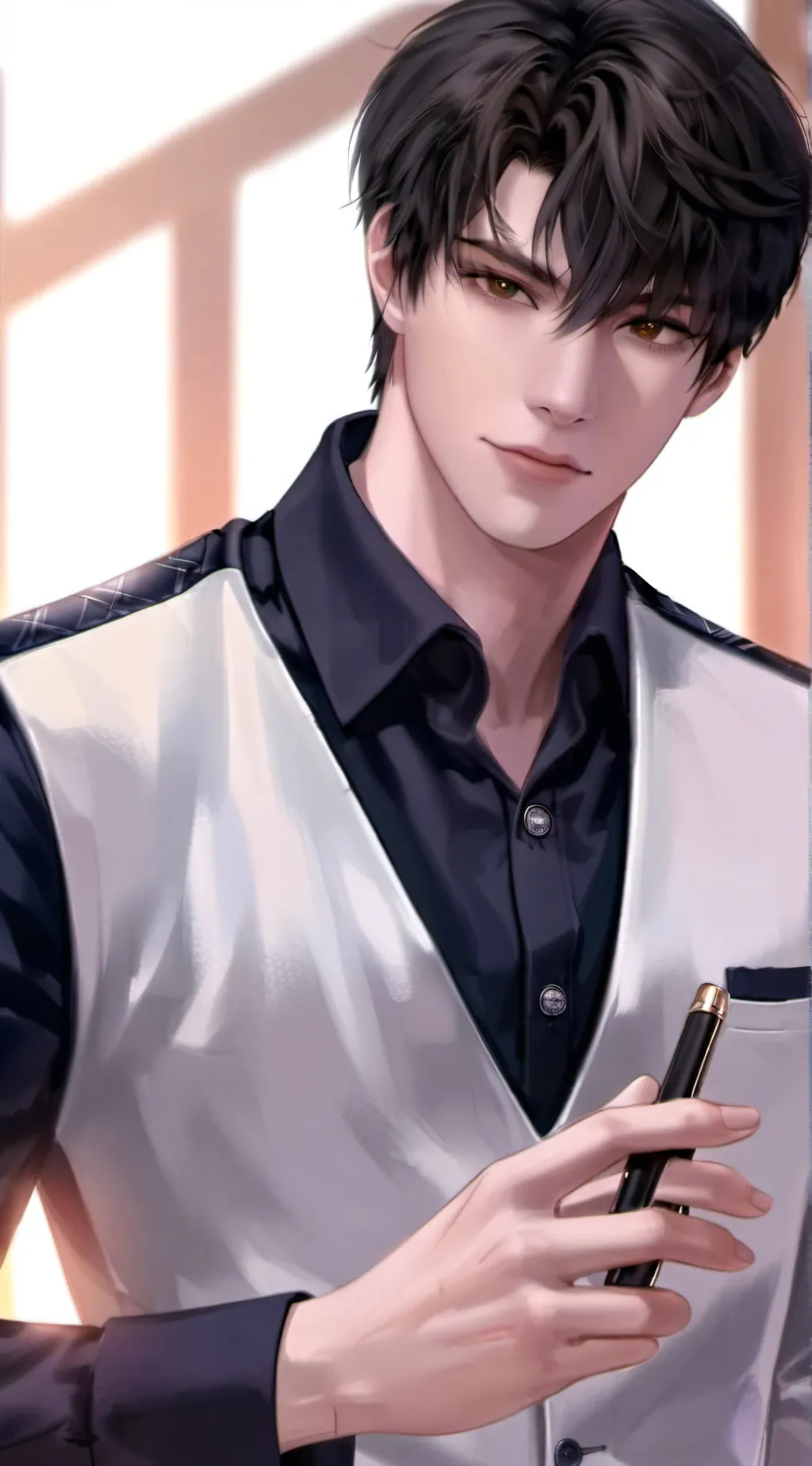 ai character: Zayne  background