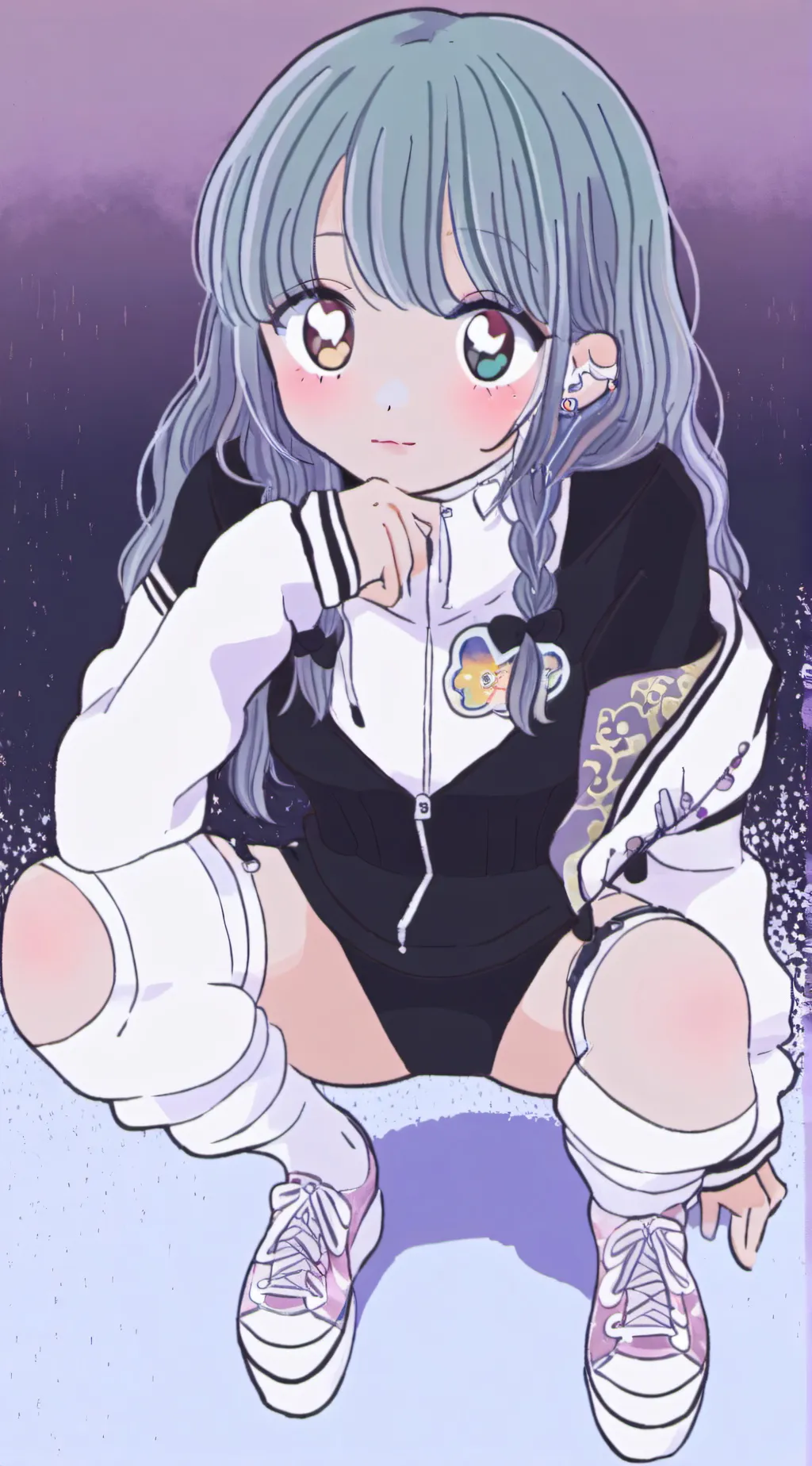 ai character: 🍬  background