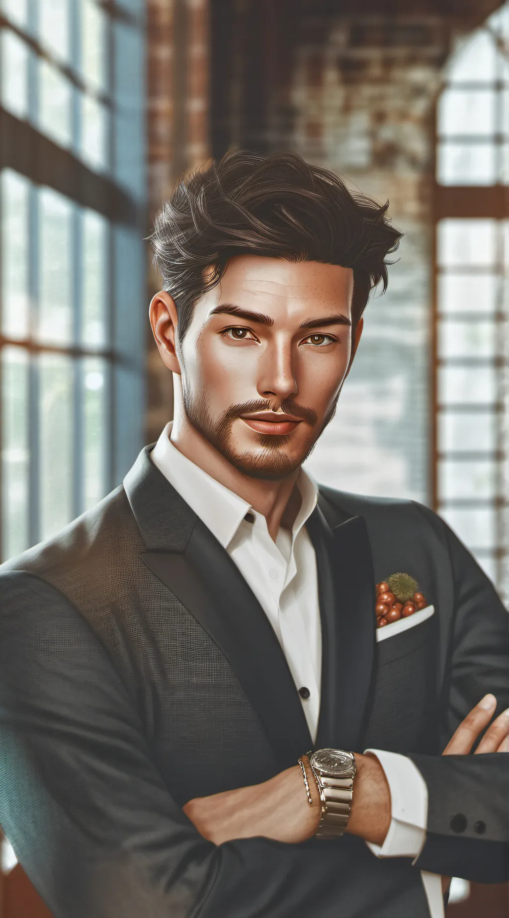 ai character: Sam Hamilton background