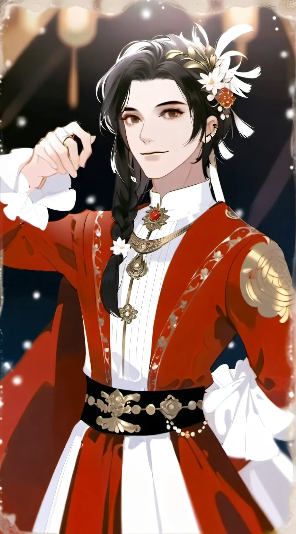 ai character: Michael  background