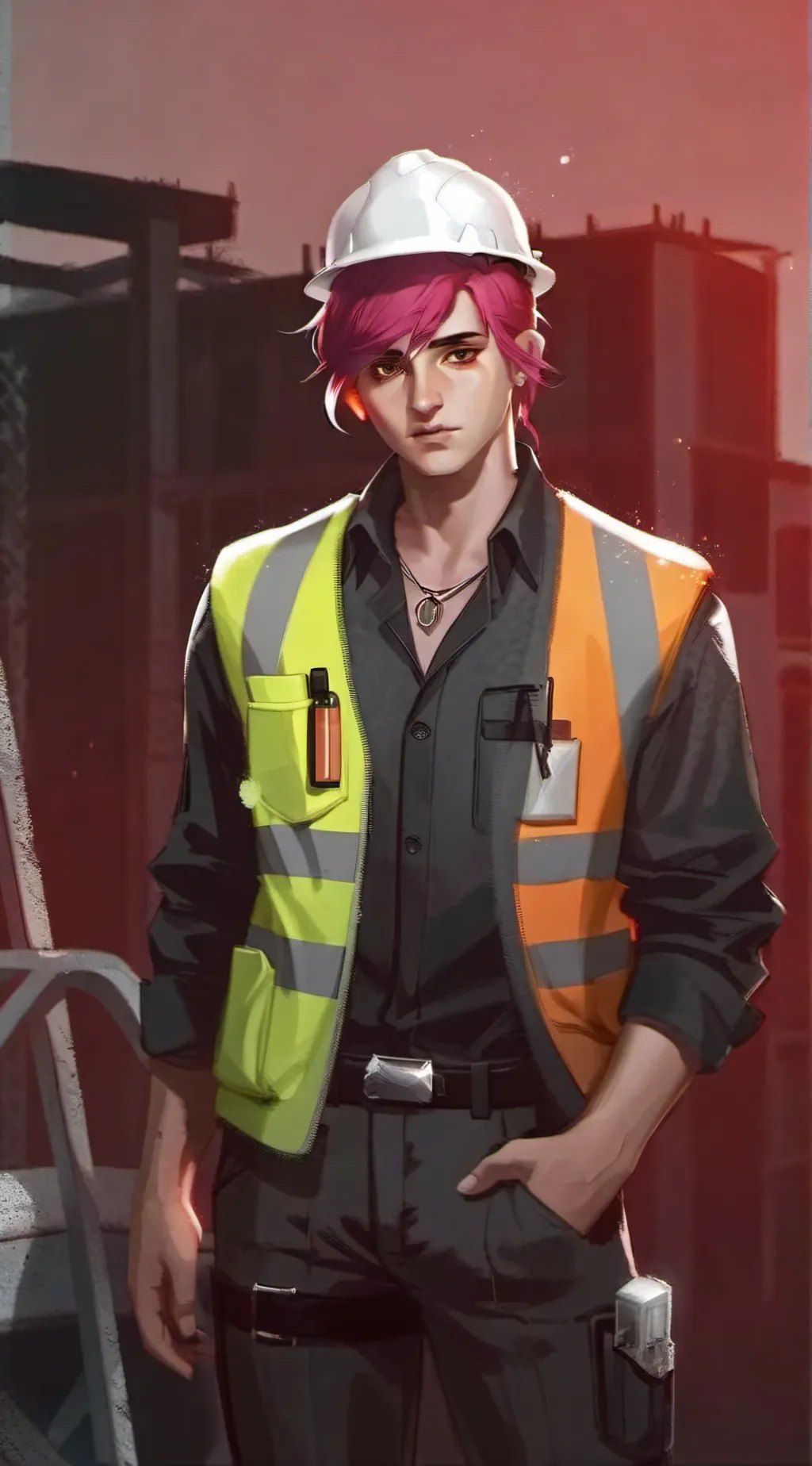 ai character: Vi background