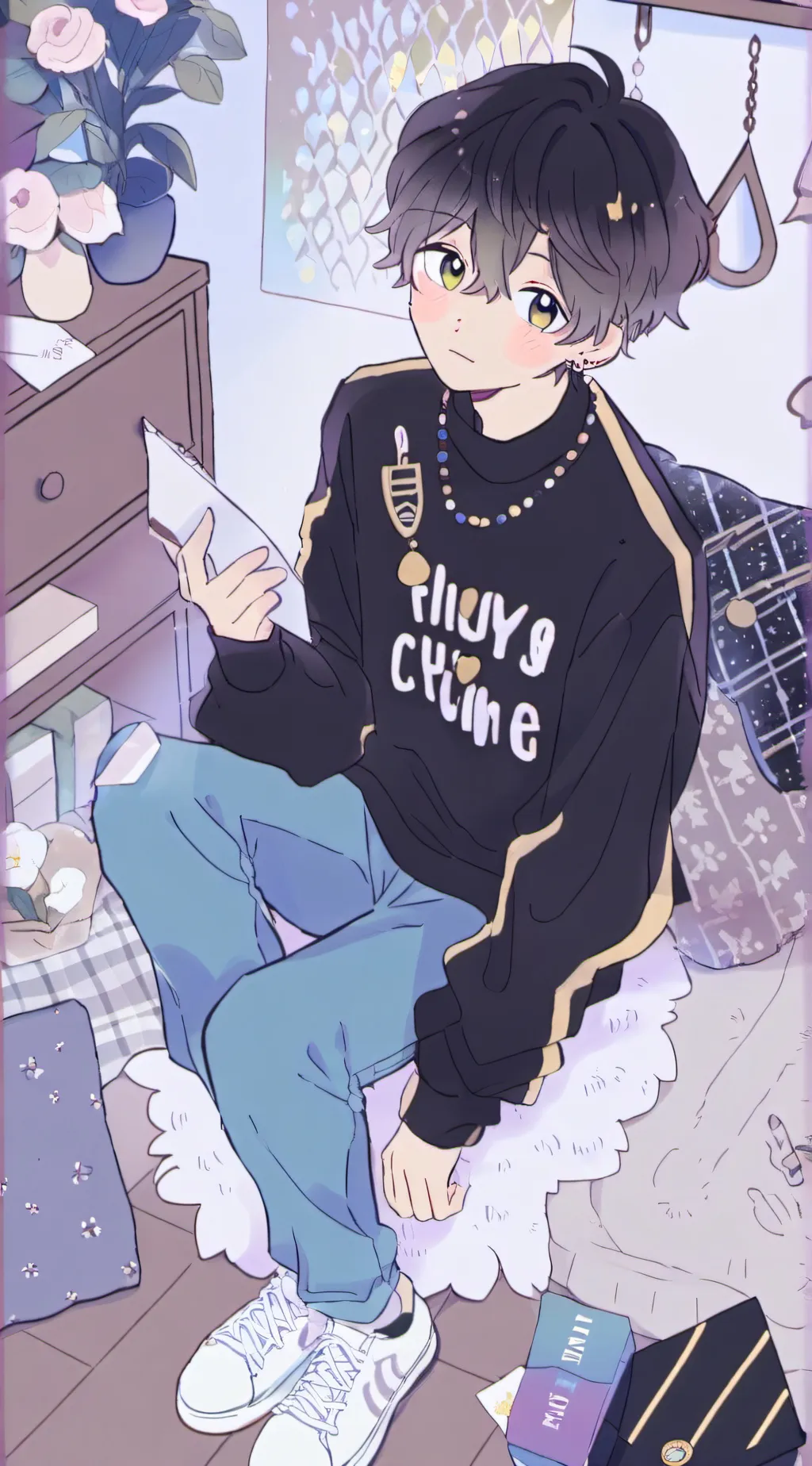 ai character: David. background