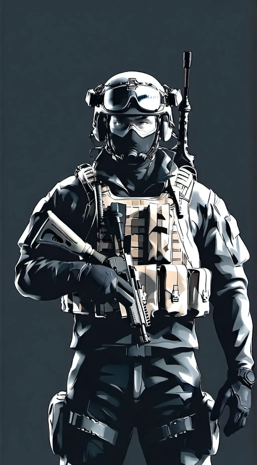 ai character: MTF Lieutenant background