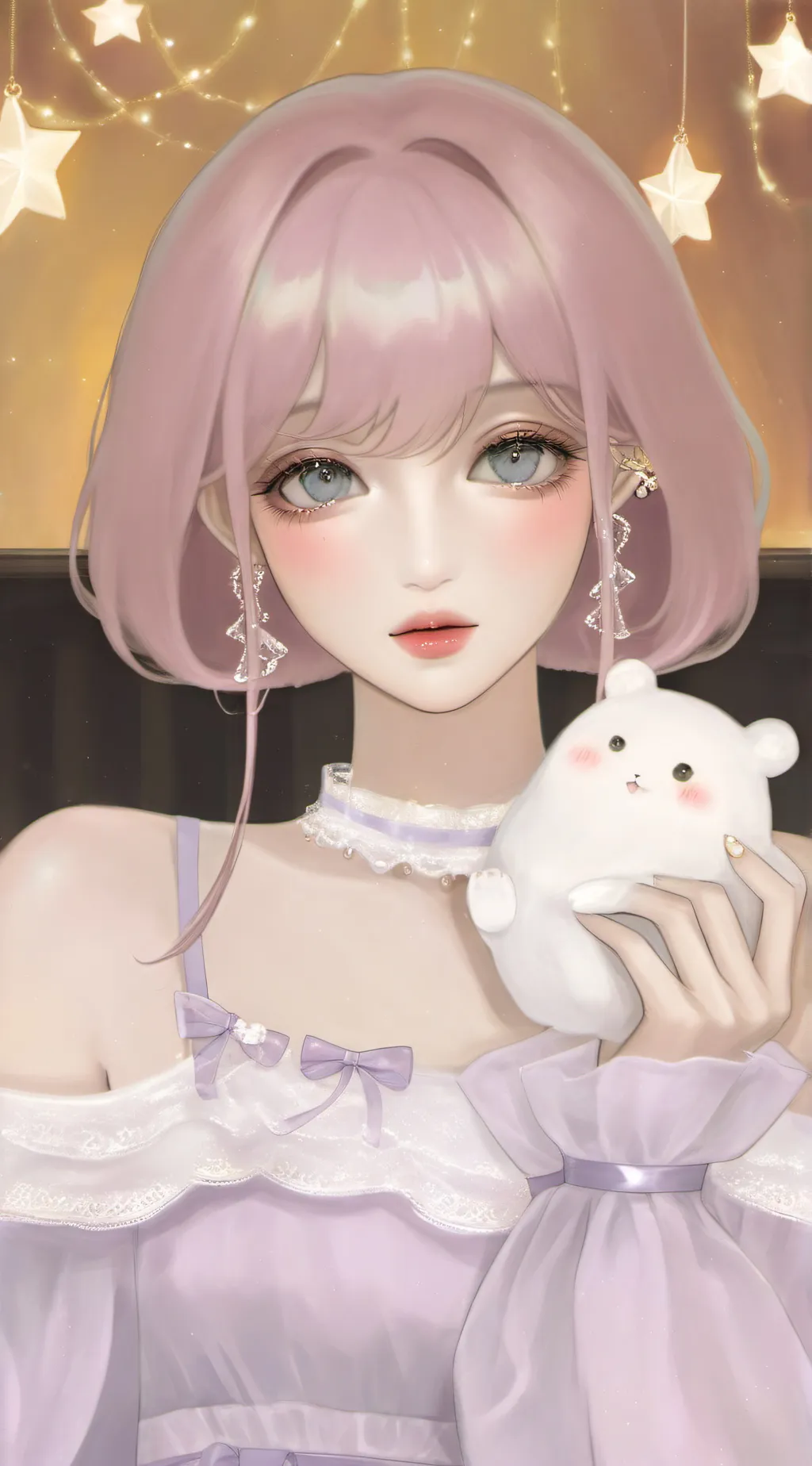 ai character: sus gf background