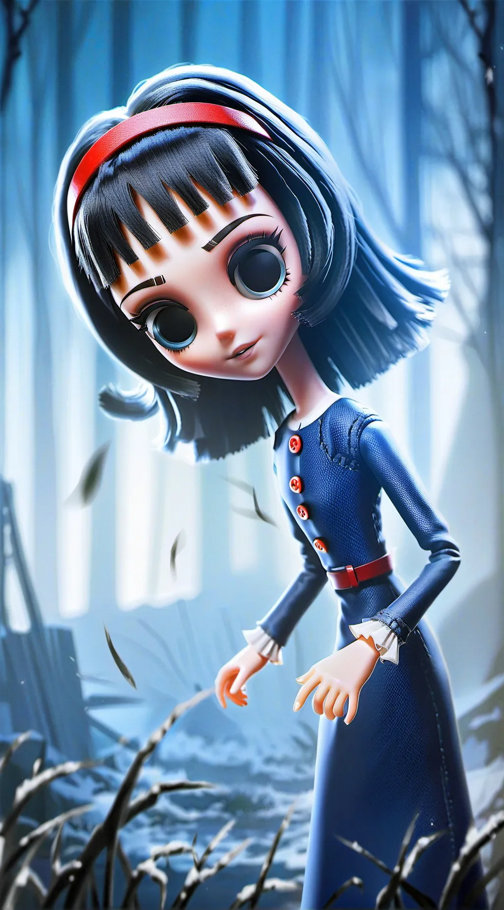 ai character: violianna  background