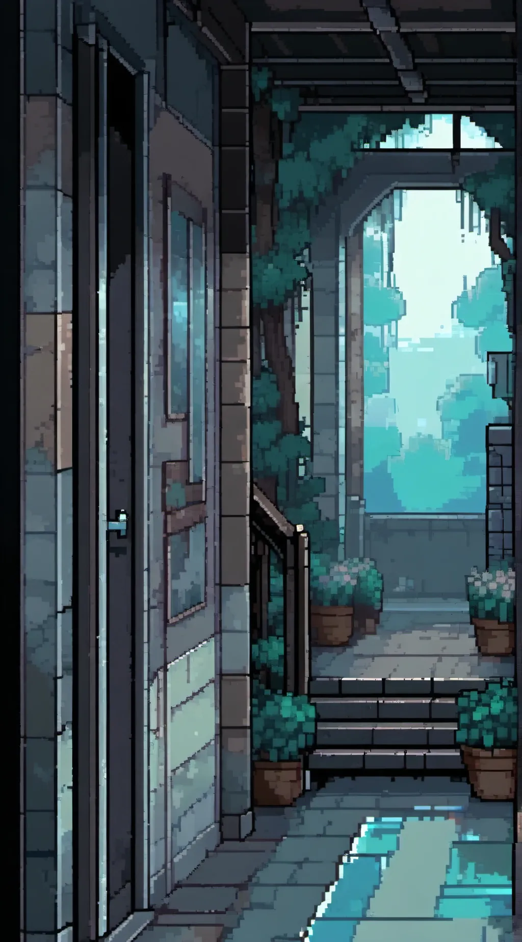 ai character: letters/N background