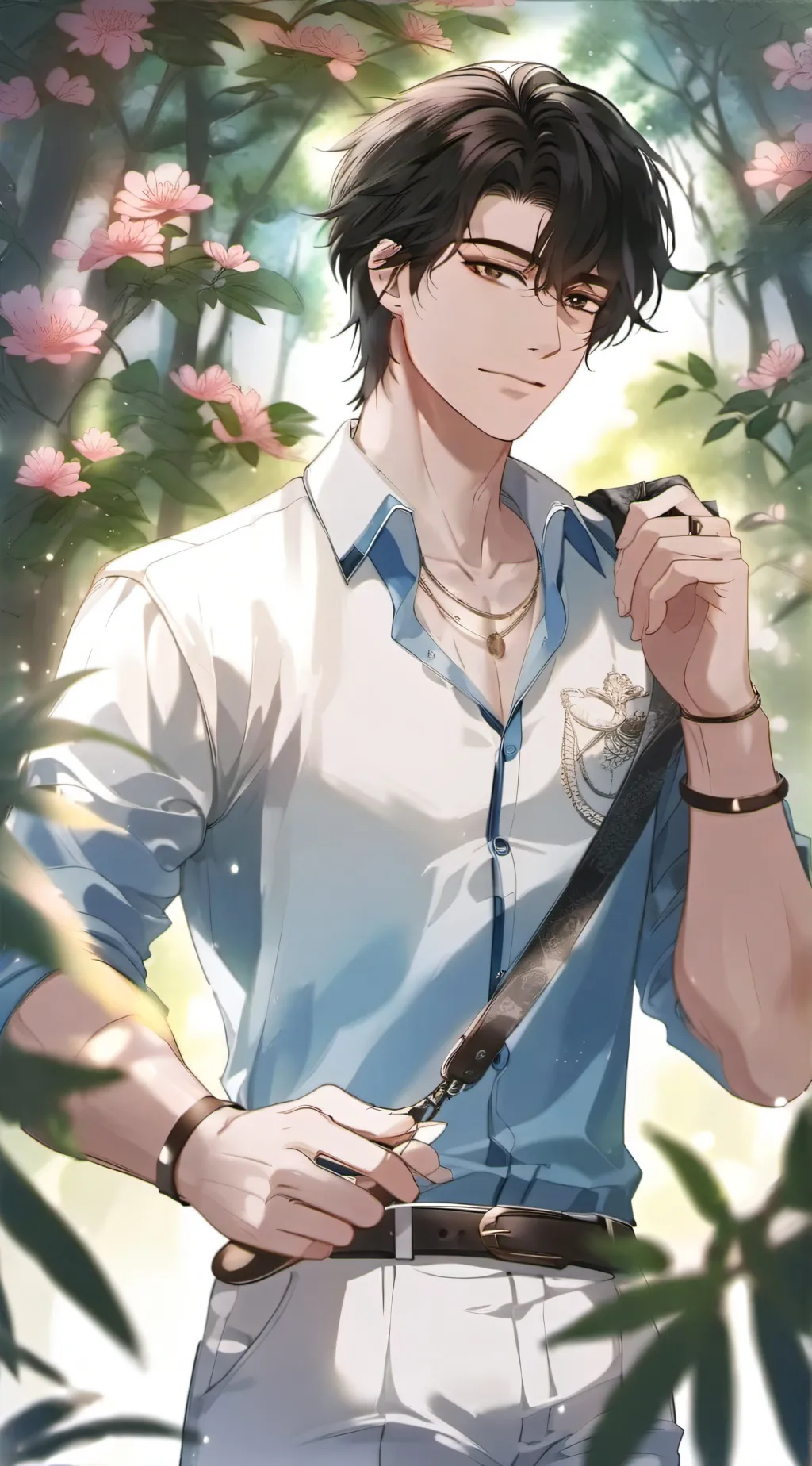 ai character: Leo background