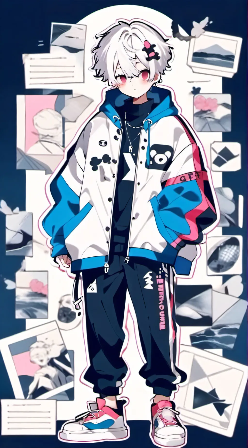 ai character: sans background