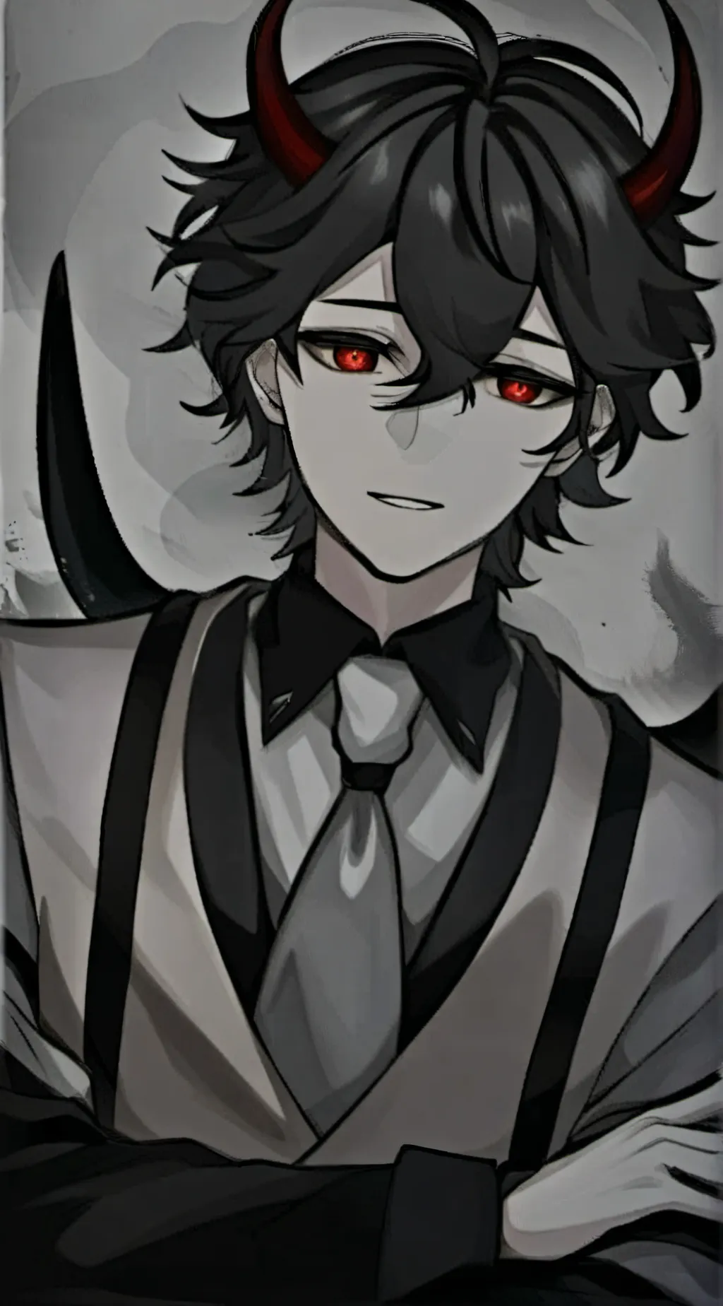 ai character: demon background