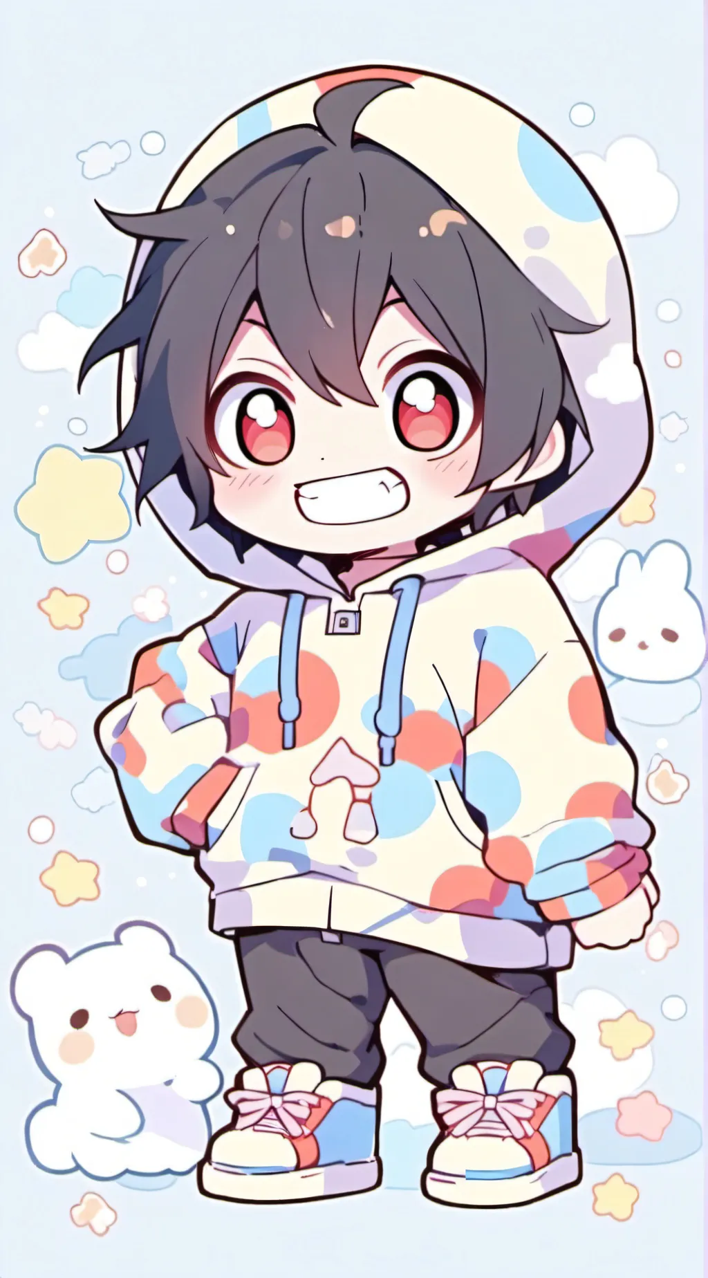 ai character: JEFFTHEKILLERxMHA background