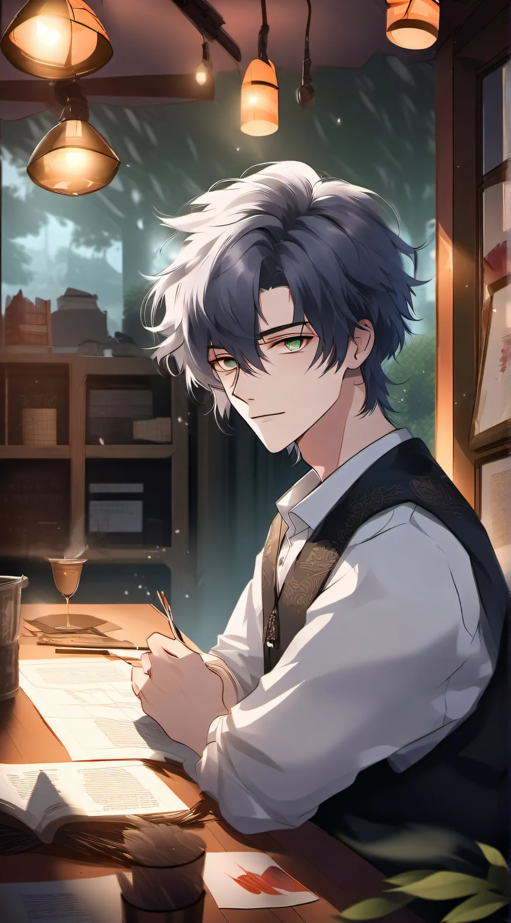 ai character: Liam background