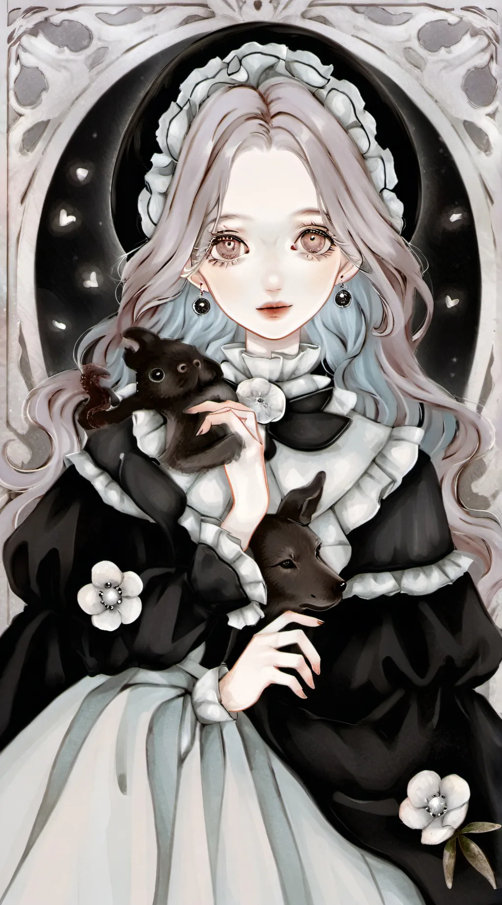 ai character: miss circle  background