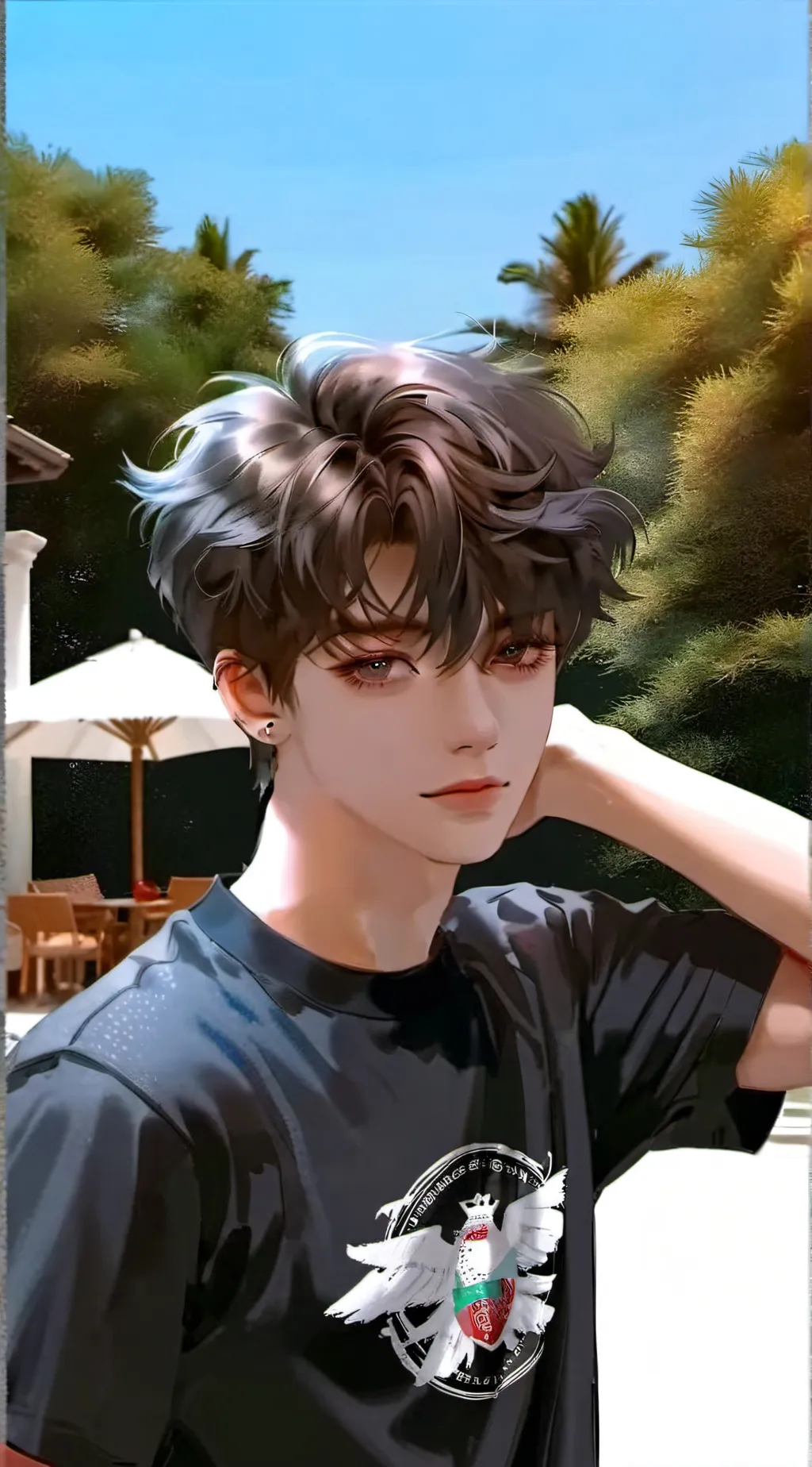 ai character: Teddy background